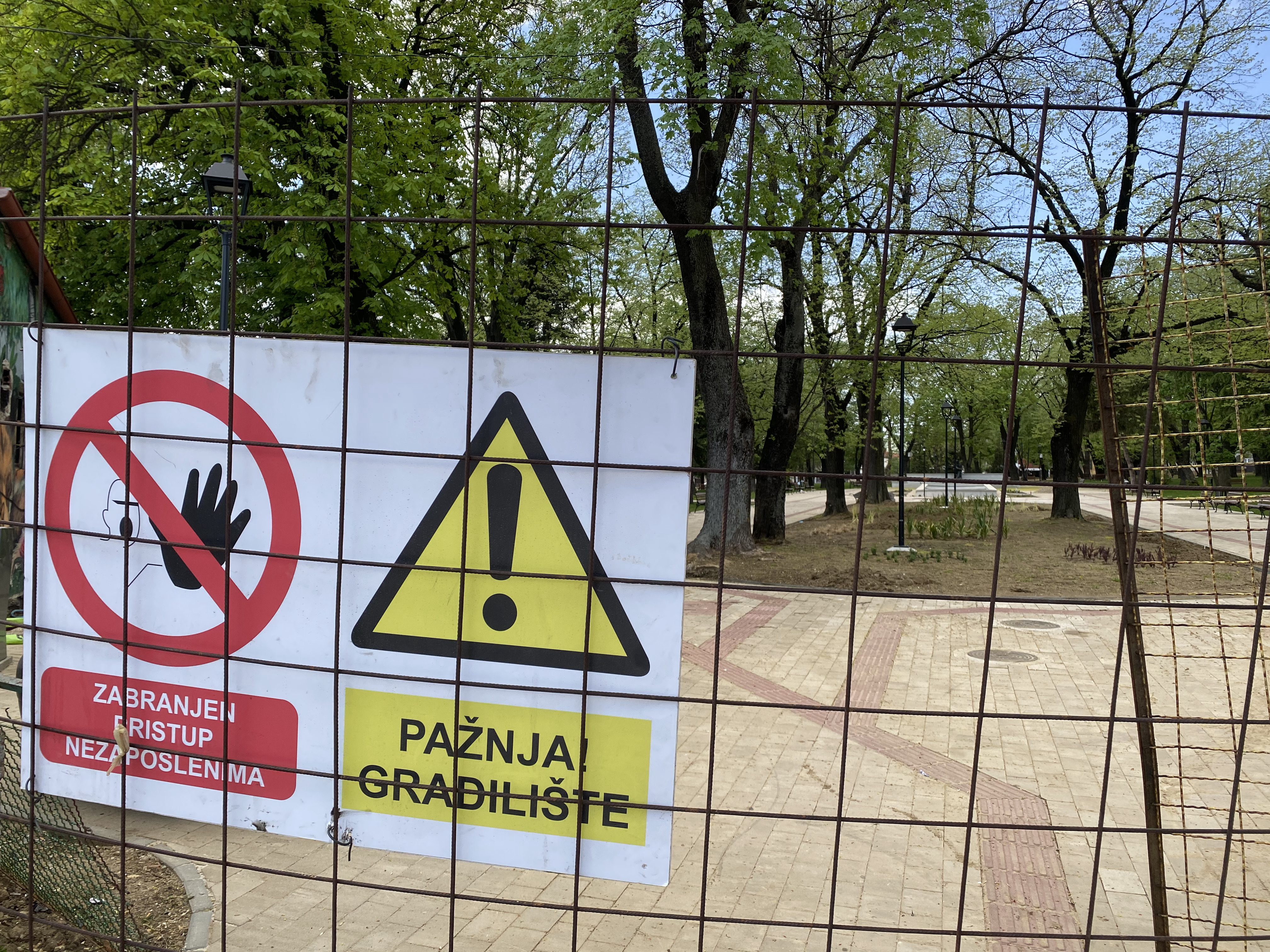 VRANJE: Gradski park "završen do Uskrsa" ipak se otvara u oktobru, prosledio Saša Stajić