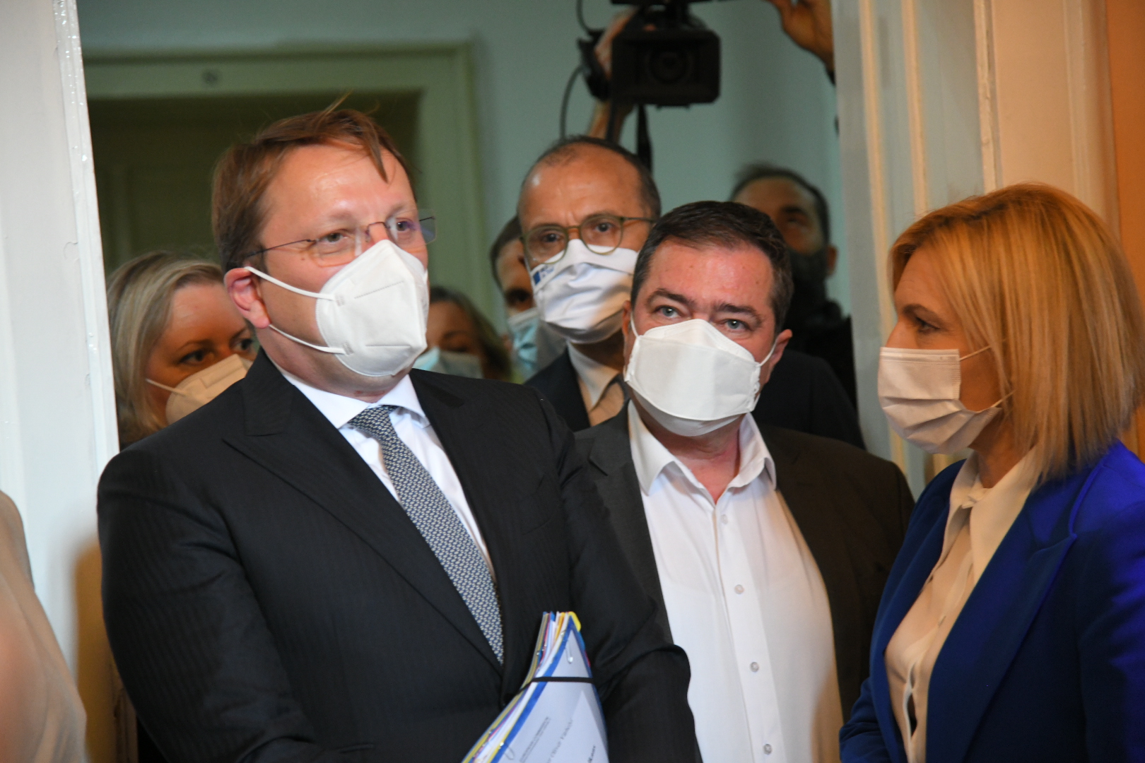 Beograd 03. maj 2021. Oliver Varhelji  i Jadranka Joksimovic posetita Institutu za javno zdravlje Dr Milan Jovanović Batut Foto:Nemanja Jovanović/Nova.rs