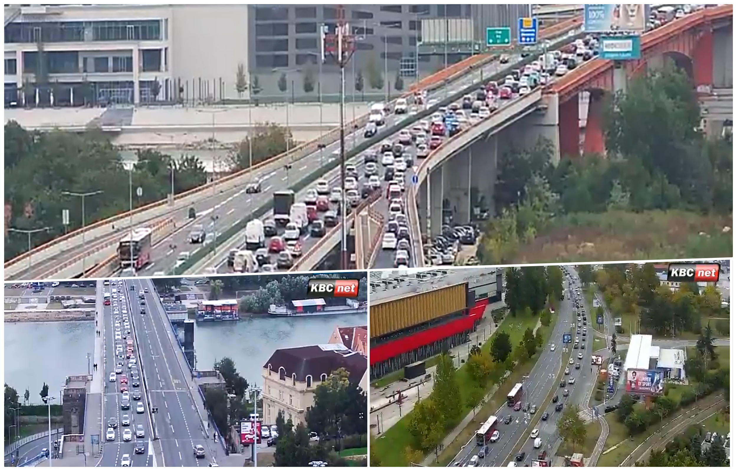 collage guzva beograd saobracaj