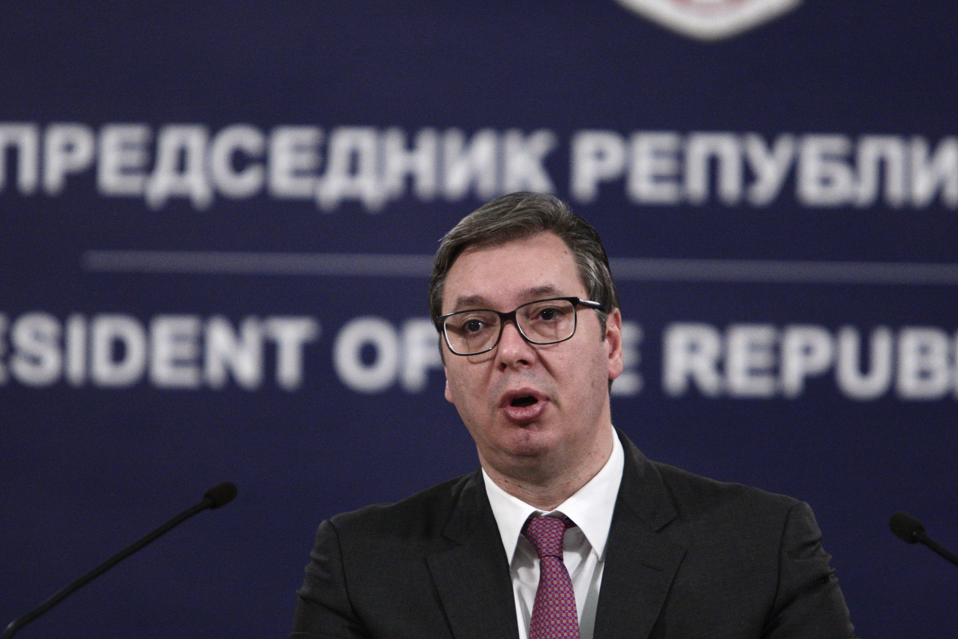 Beograd, 9. februara 2021 - Sutra posle podne ili uvece u Srbiju stize jos 500.000 doza kineske vakcine "Sinofarm", najavio je danas predsednik Aleksandar Vucic. FOTO TANJUG/ SAVA RADOVANOVIC/ mn