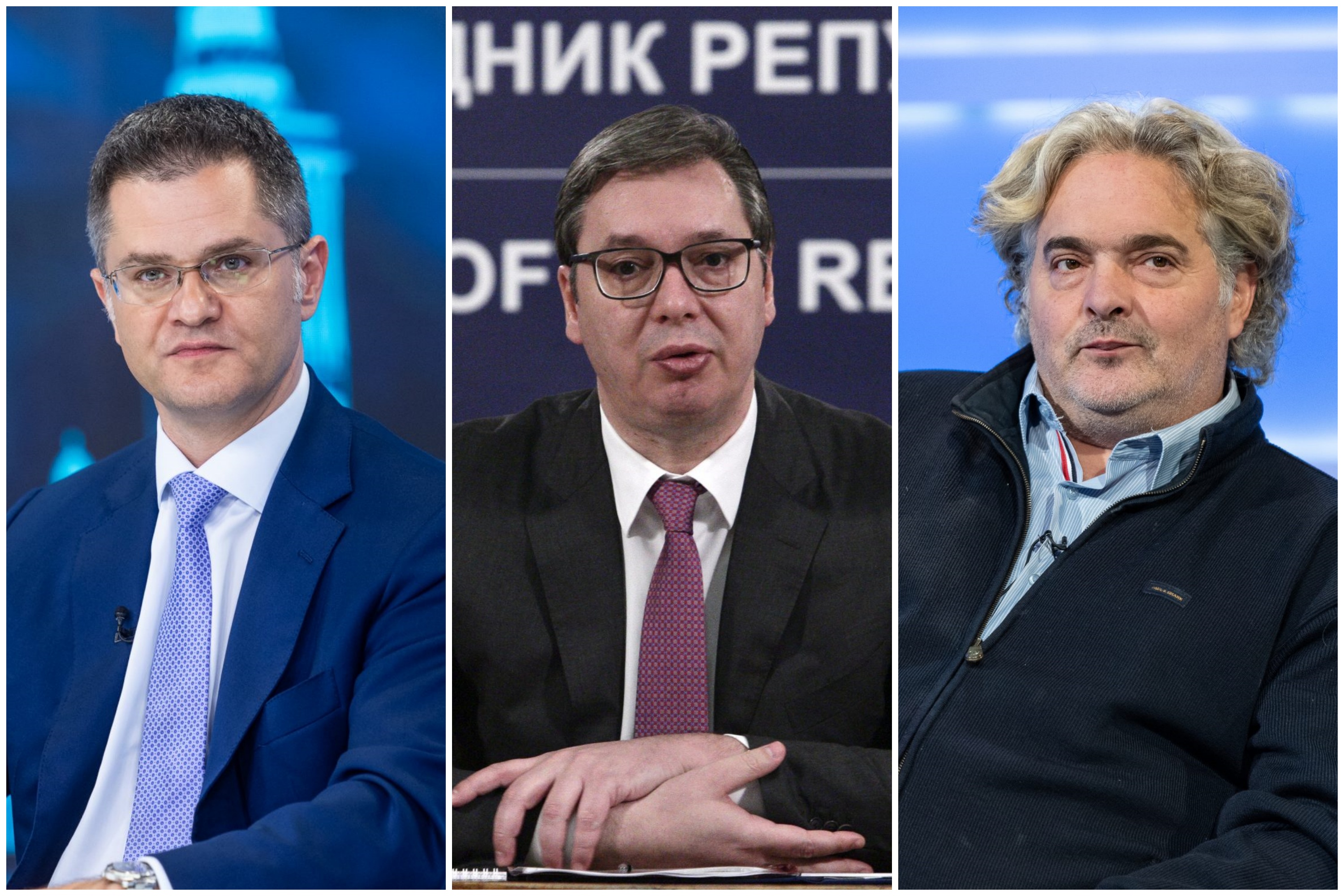 Vuk Jeremić, Aleksandar Vučić, Vladimir Gajić, kombo Foto: Ivan Dinić/Nova S/TANJUG/SAVA RADOVANOVIĆ