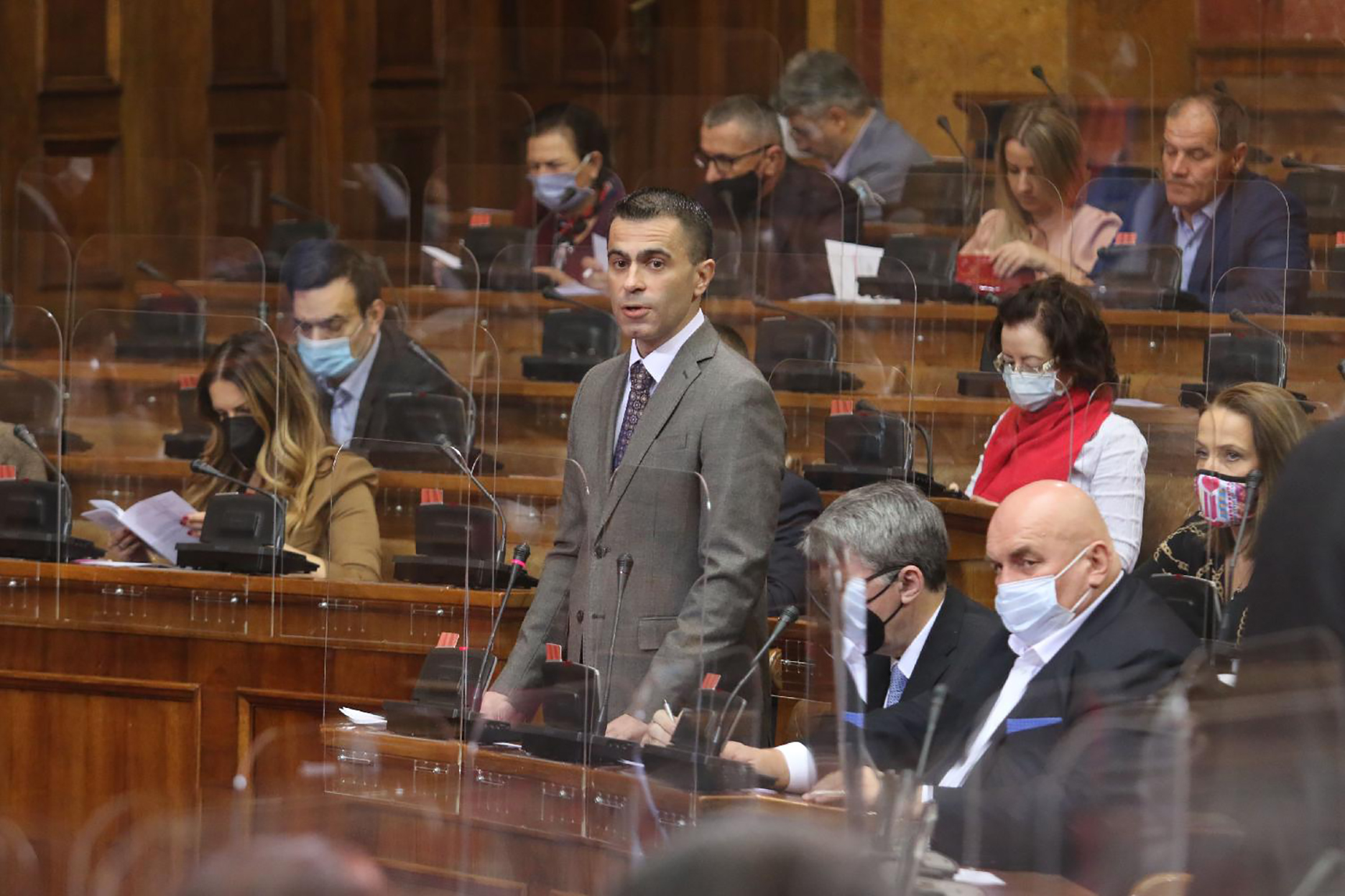 Mesto: Beograd
Datum: Thu Nov 12 11:17:51 CET 2020
Dogadjaj: POLITIKA - nastavak Druge sednice Drugog redovnog zasedanja Skupštine Srbije
Fotoreporter: Božana Pavlica
Izvor: FoNet