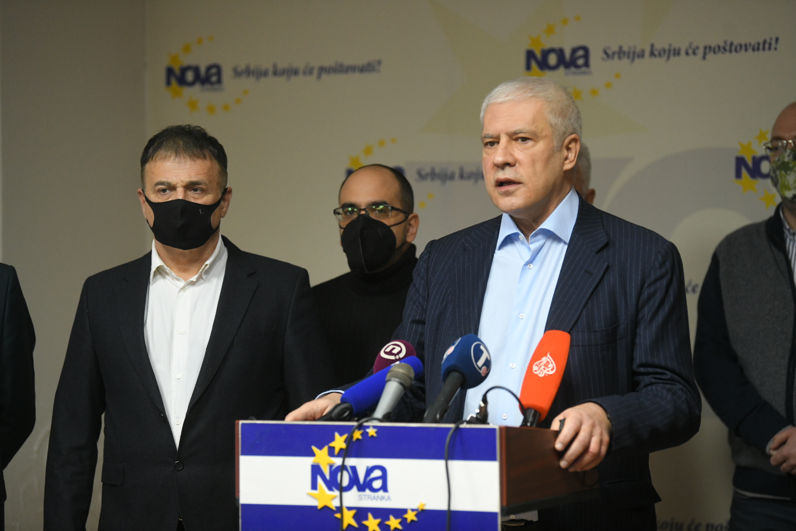 Beograd, 12.02.2021. Centrala Nove stranke, Terazije, Nova stranka, opozicija, opozicione stranke i pokreti, kzš, konferencija za štampu Foto: Nemanja Jovanović/Nova.rs