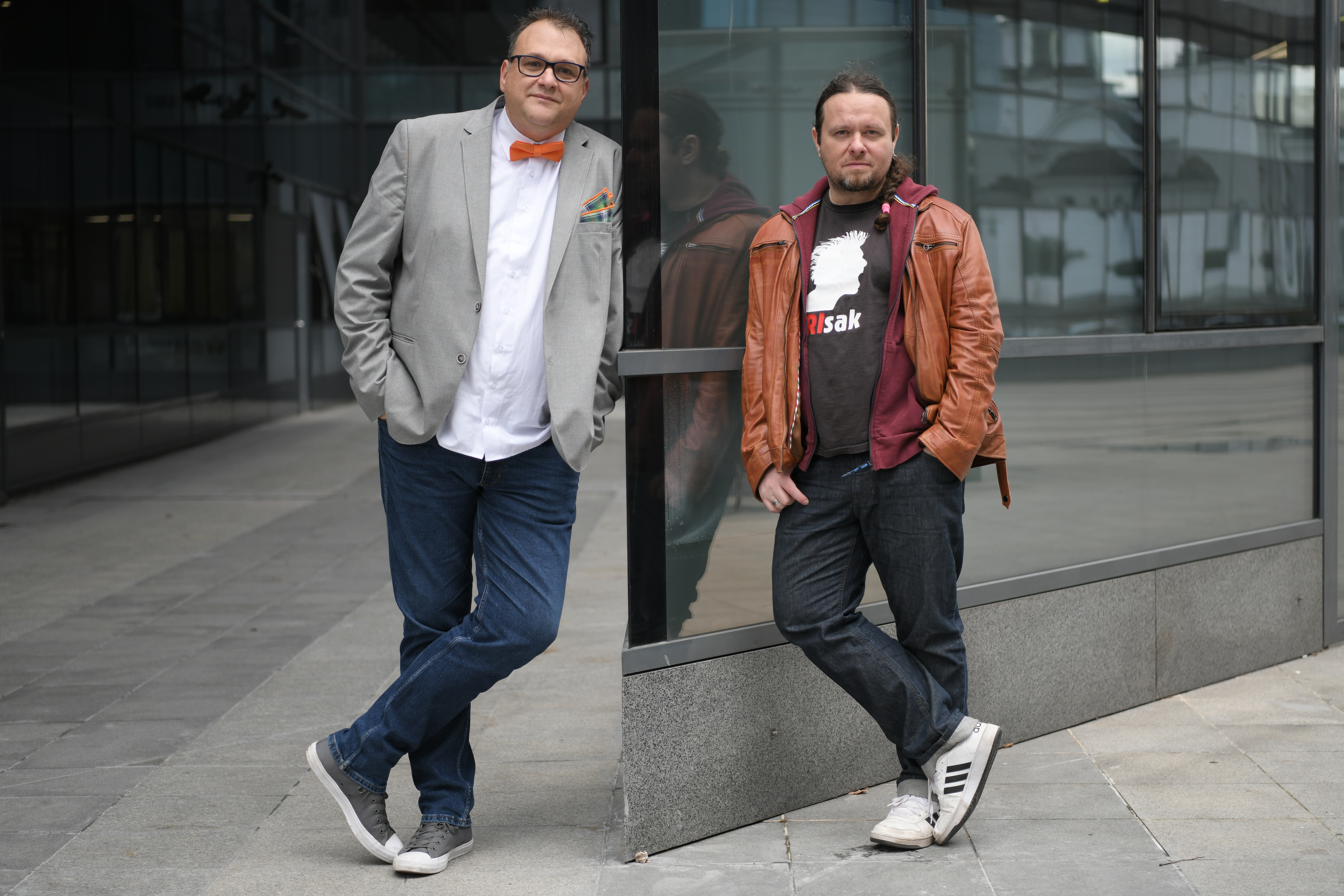 Beograd 01.10.2020. Nenad Kulačin, Marko Vidojković Foto: Dragan Mujna/Nova.rs