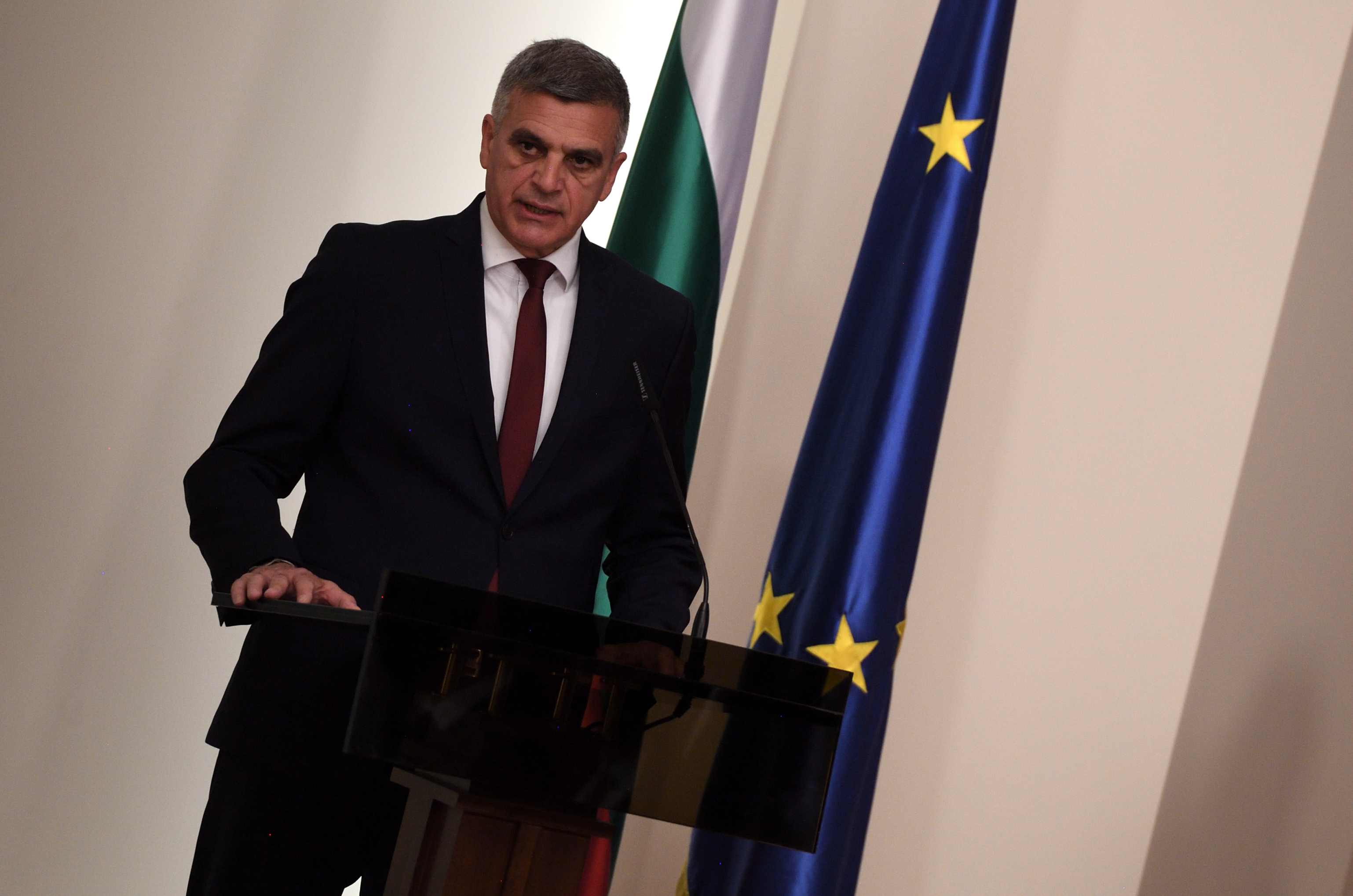 The new Bulgaria interim Prime Minister Stefan Yanev
