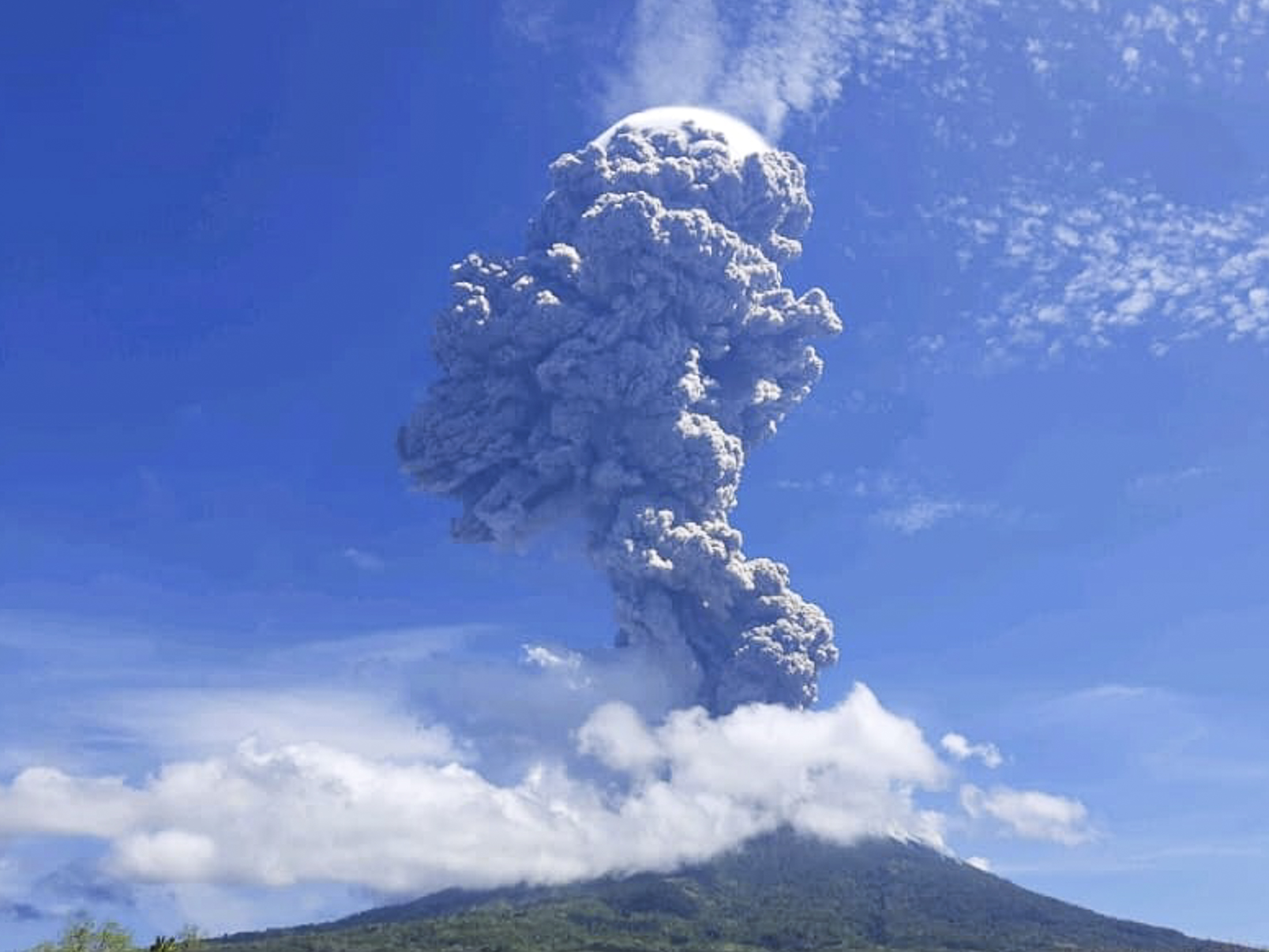 Mount Ili Lewotolok Eruption in Lembata, East Nusa Tenggara