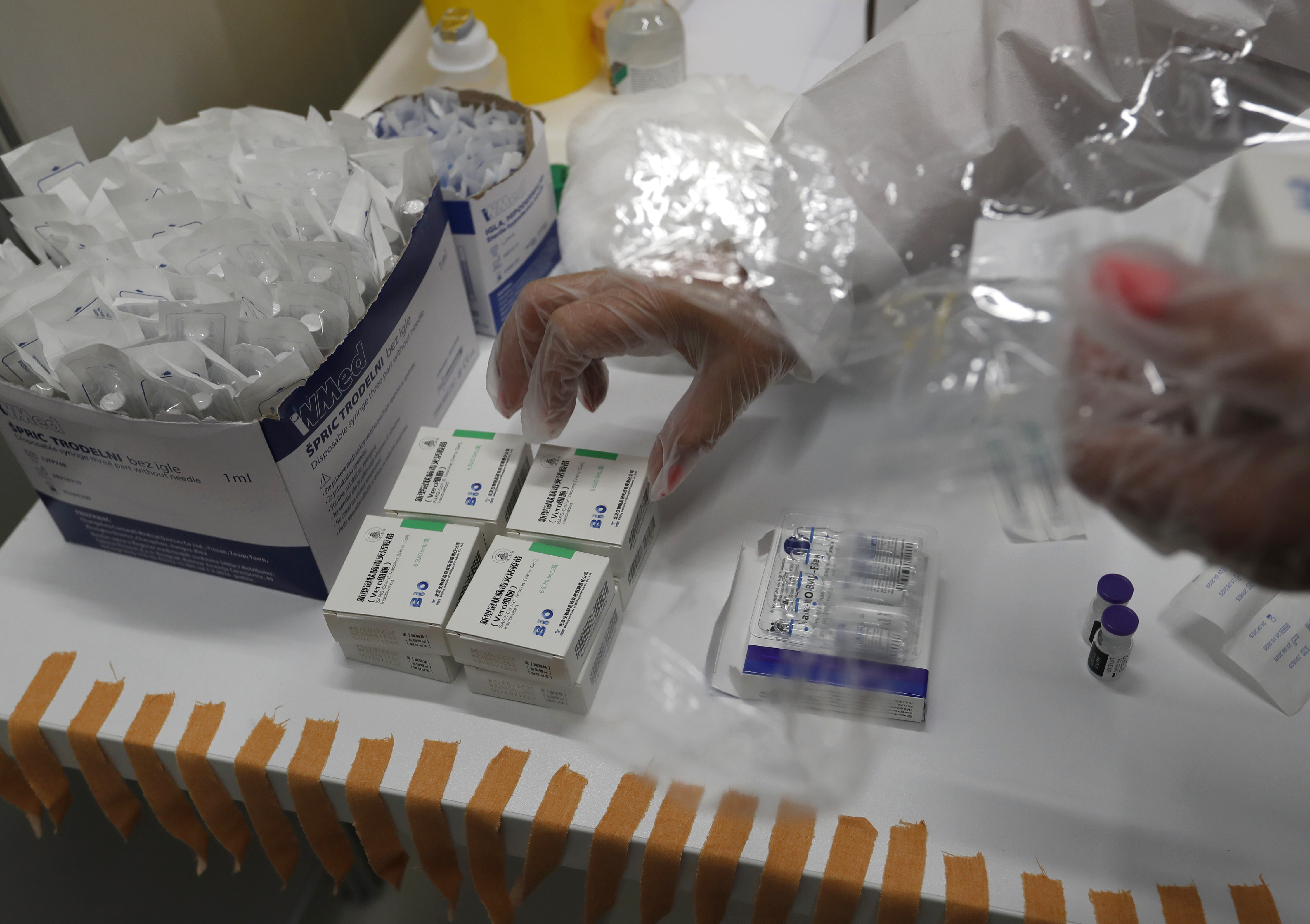 Virus Outbreak Serbia