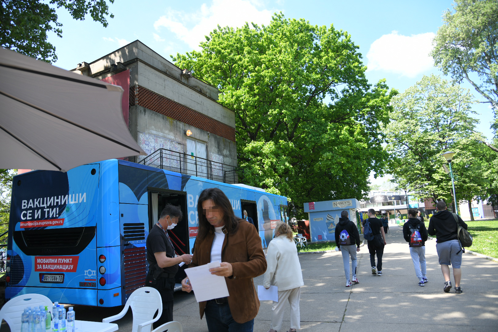 Beograd 08.05.2021. Vakcinacija Ada ciganlija. Foto: Nemanja Jovanovic/Nova.rs