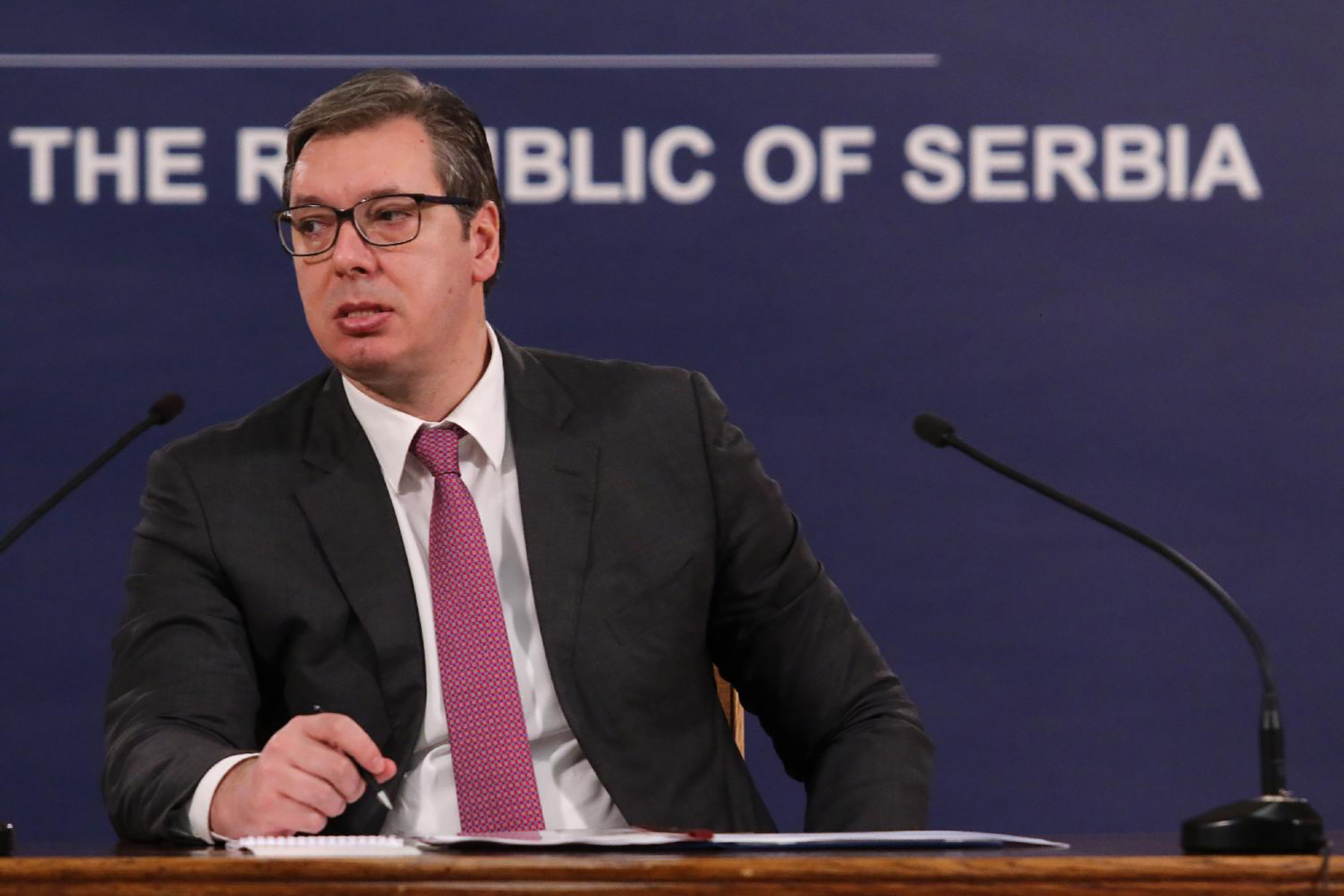 Mesto: Beograd
Datum: 2021-02-09 12:46:17.0
Dogadjaj: POLITIKA - vanredna konferencija za medije predsednika Srbije Aleksandra Vučića
Fotoreporter: Božana Pavlica
Ličnosti:  Aleksandar Vučić
Izvor: FoNet
