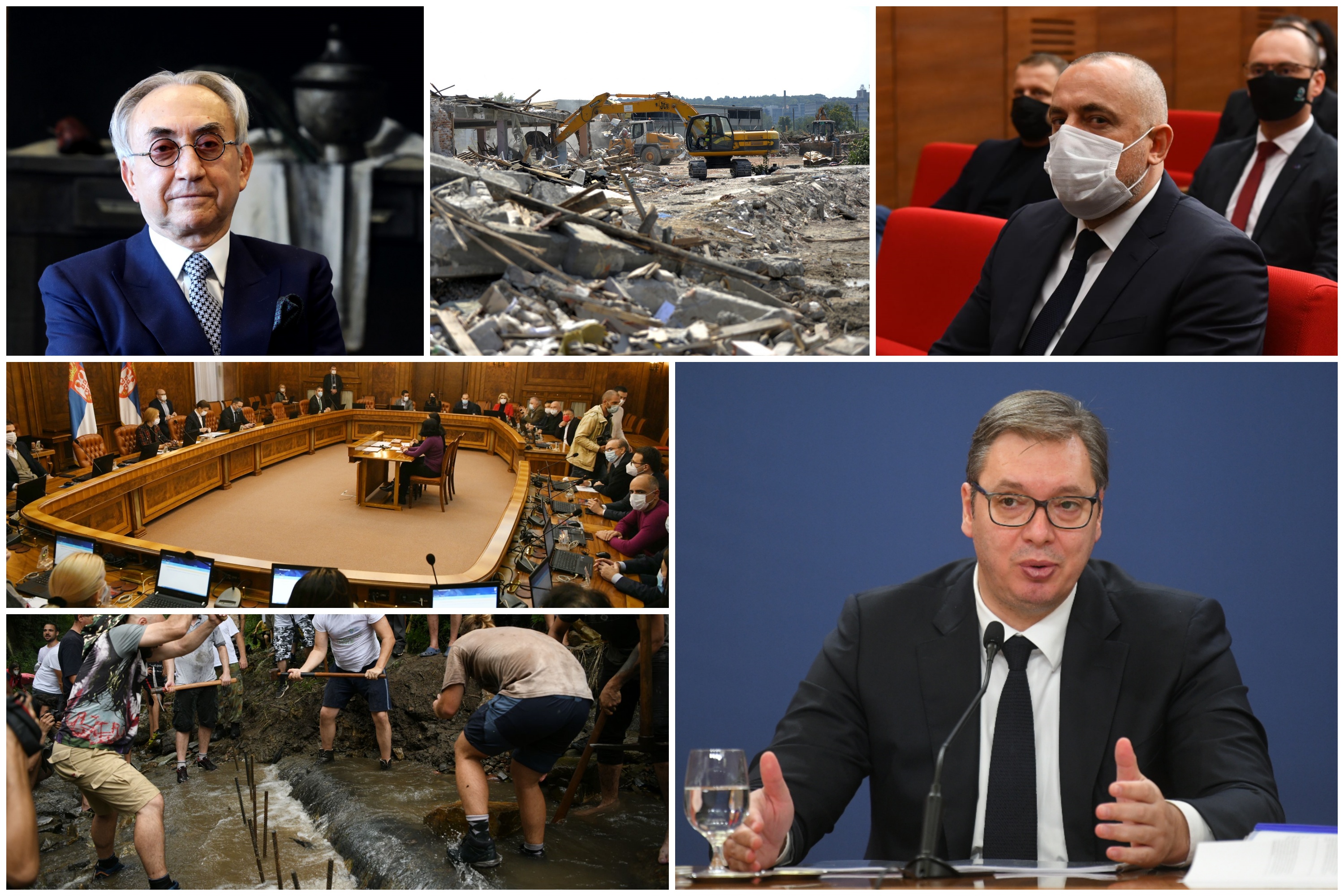 Miroslav Mišković, rušenje, Savamala, Milan Radoičić, sednica vlade, mhe, bušenje cevi, Aleksandar Vučić, kombo Foto: Arhiva