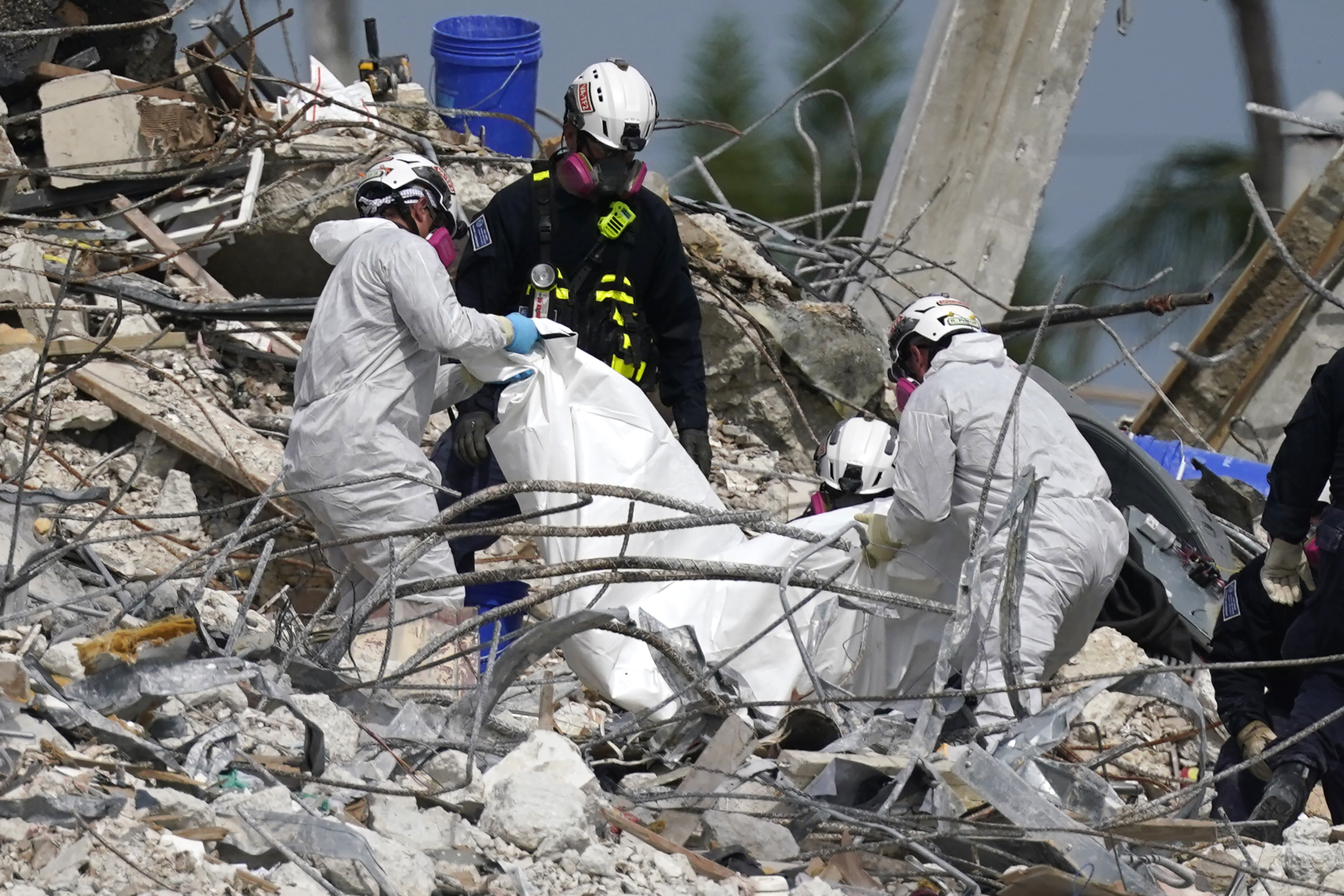 Building Collapse Miami Human Remains