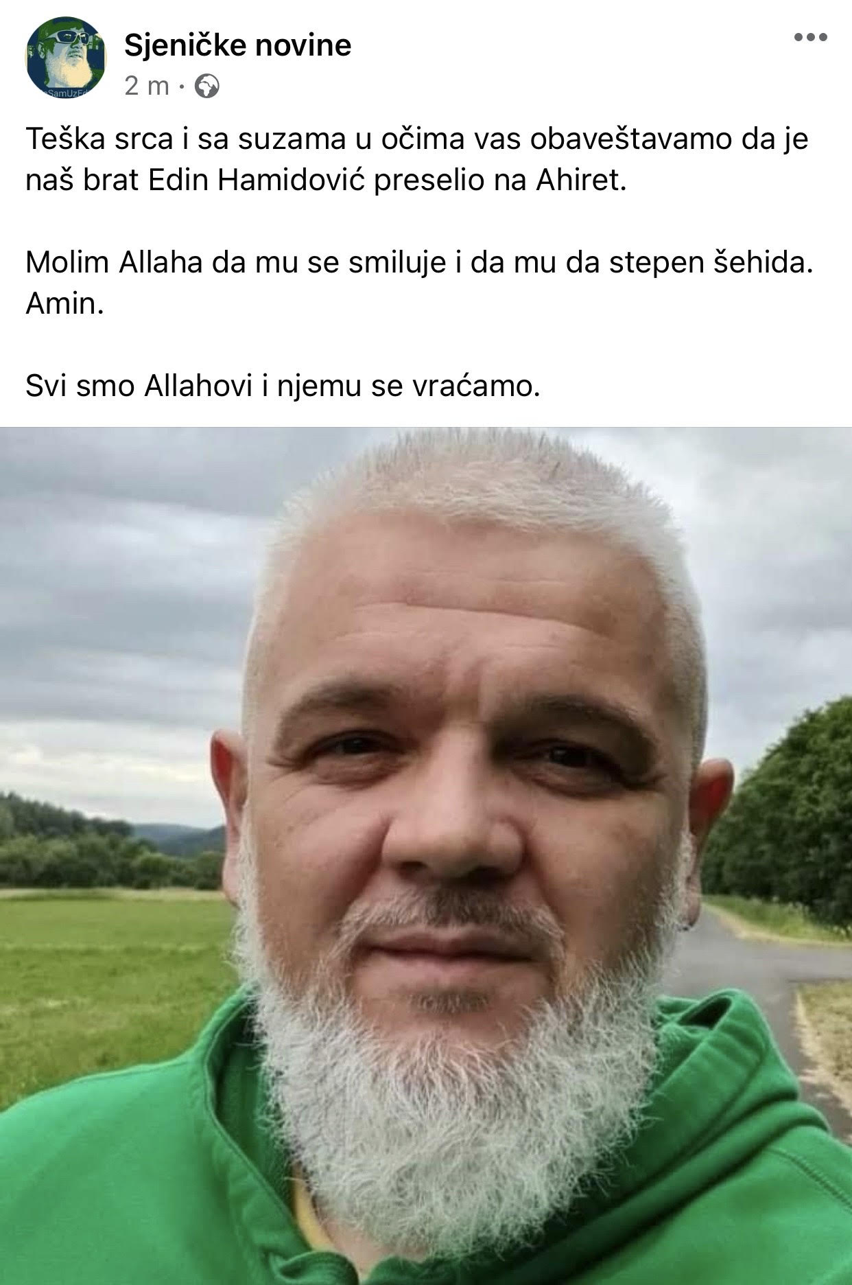 sjeničke novine printscreen