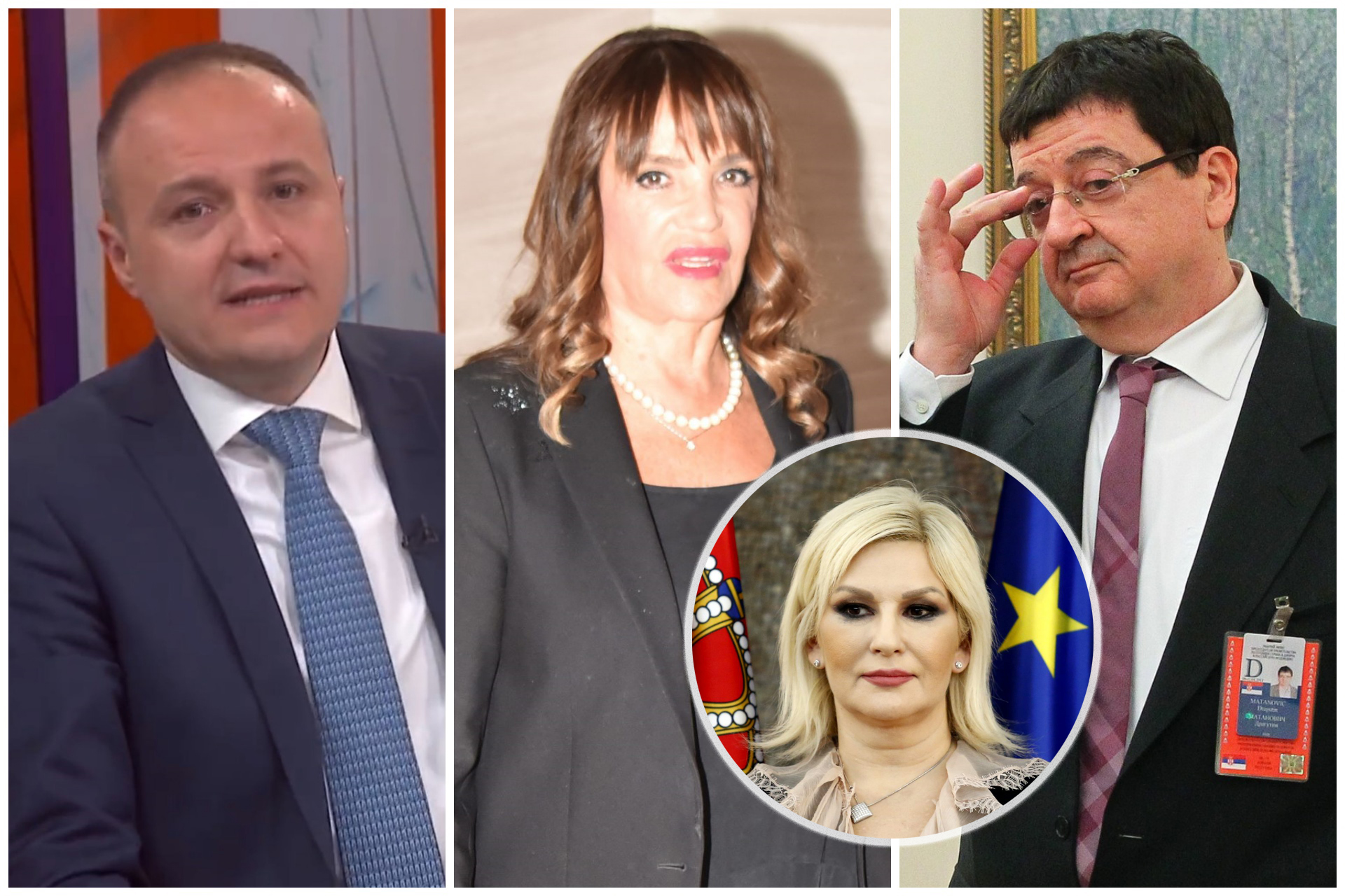 Dejan Radenković, Danica Drašković, Dragutin Matanović, Zorana Mihajlović kombo