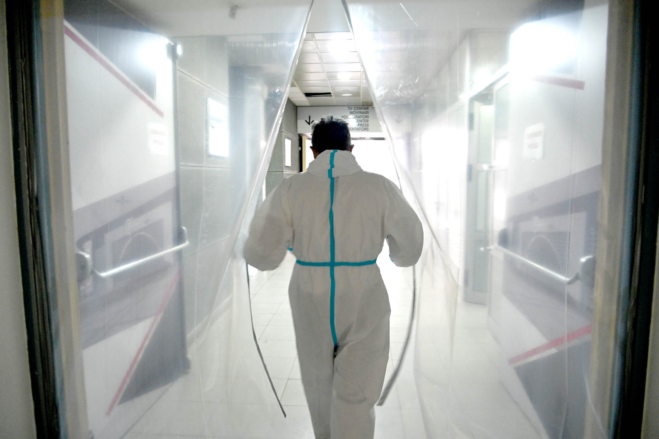 Beograd 18. novembar 2020. Privremena Kovid bolnica Stark arena koronavirus medicinsko osoblje Foto:Nova.rs