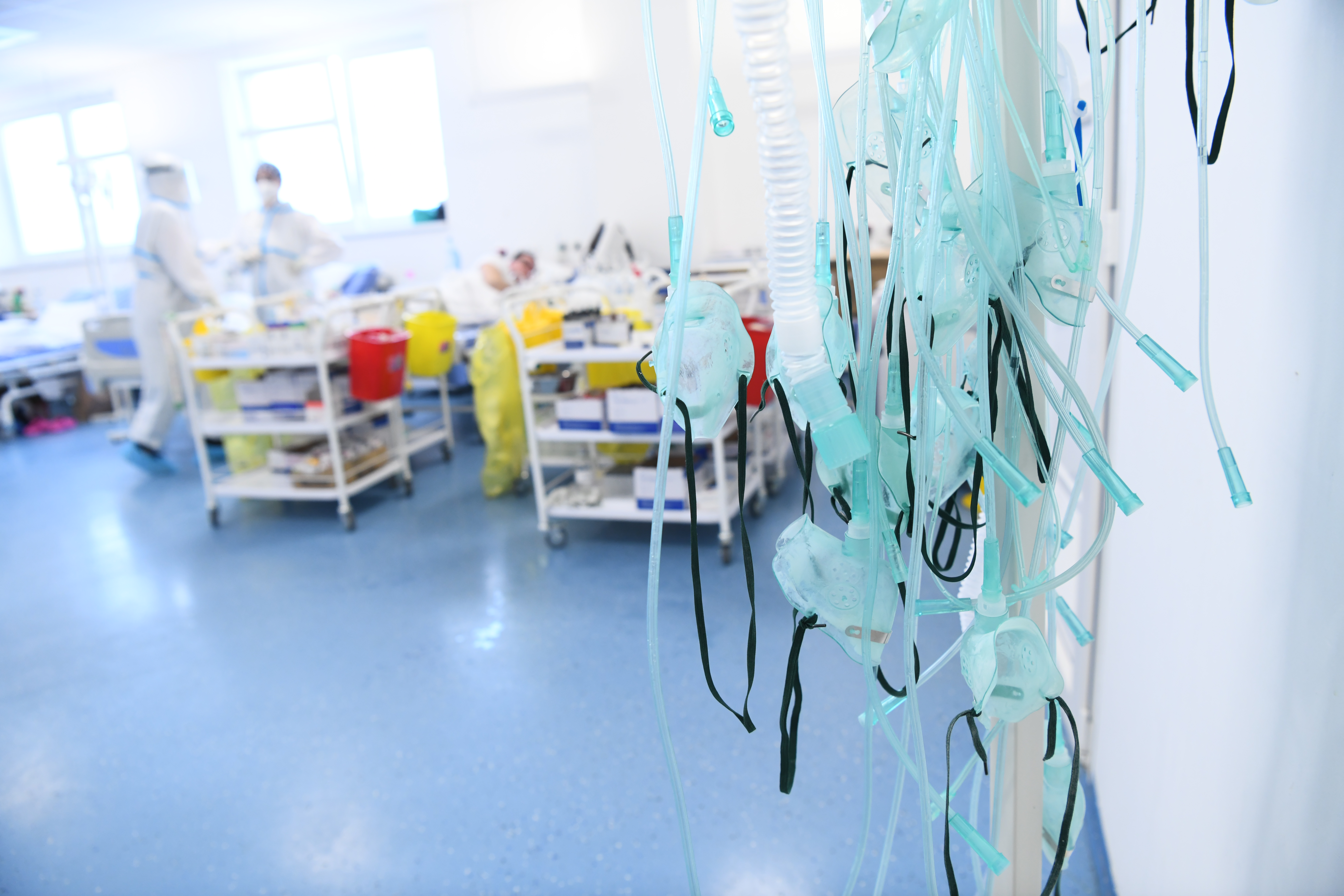 Beograd 20.01.2021. Batajnica, kovid bolnica, crvena zona, koronavirus bolnica, lekari, doktori, skafanderi, pacijenti Foto: Goran Srdanov/Nova.rs