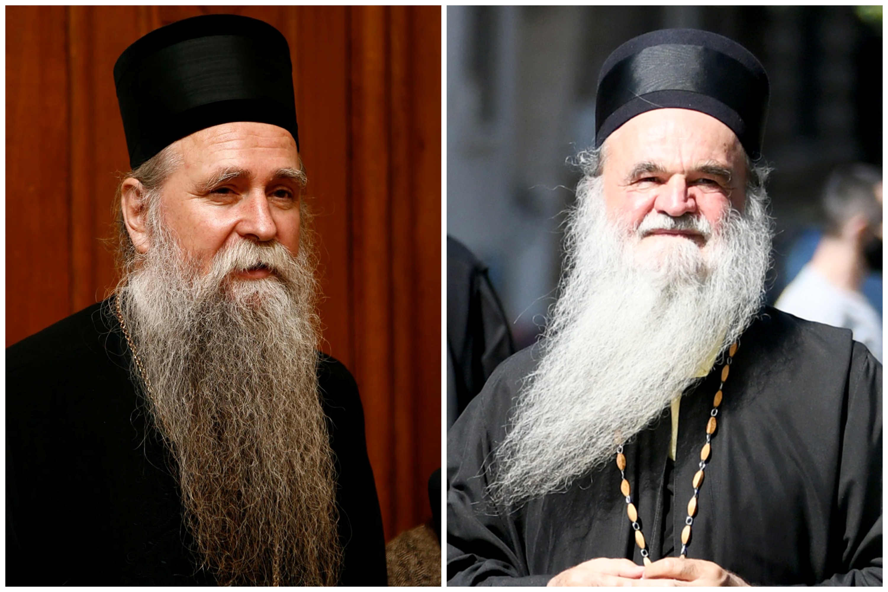 Vladika Joanikije Micović, Vladika David Perović, kombo Foto: E-Stock/Ivan Dobričić/Vesna Lalić/Nova.rs