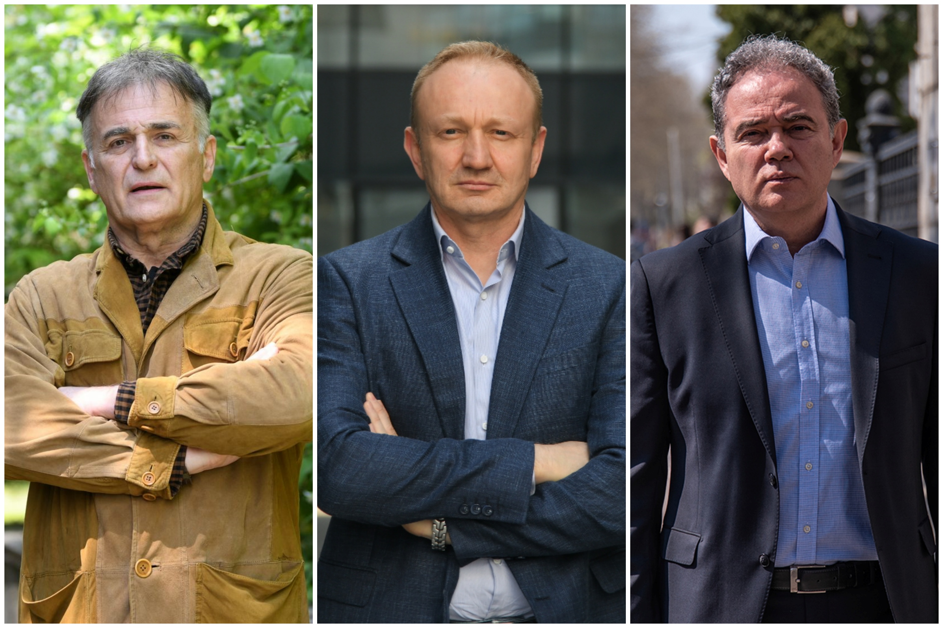 Branislav Lečić, Dragan Đilas, Dragan Djilas, Zoran Lutovac, kombo Foto: Arhiva