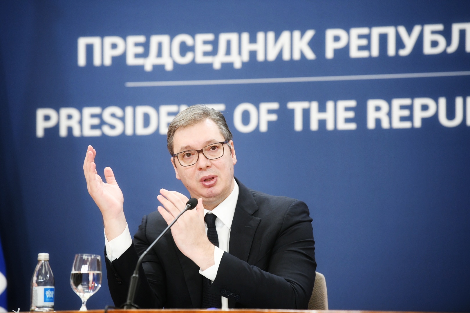 Beograd, 19.01.2021. palata Srbija, Sednica državnog vrha i Operativnog tima za vakcinaciju, vakcinacija, konferencija, obraćanje Aleksandra Vučića posle sednice, Aleksandar Vučić Foto: Vesna Lalić/Nova.rs