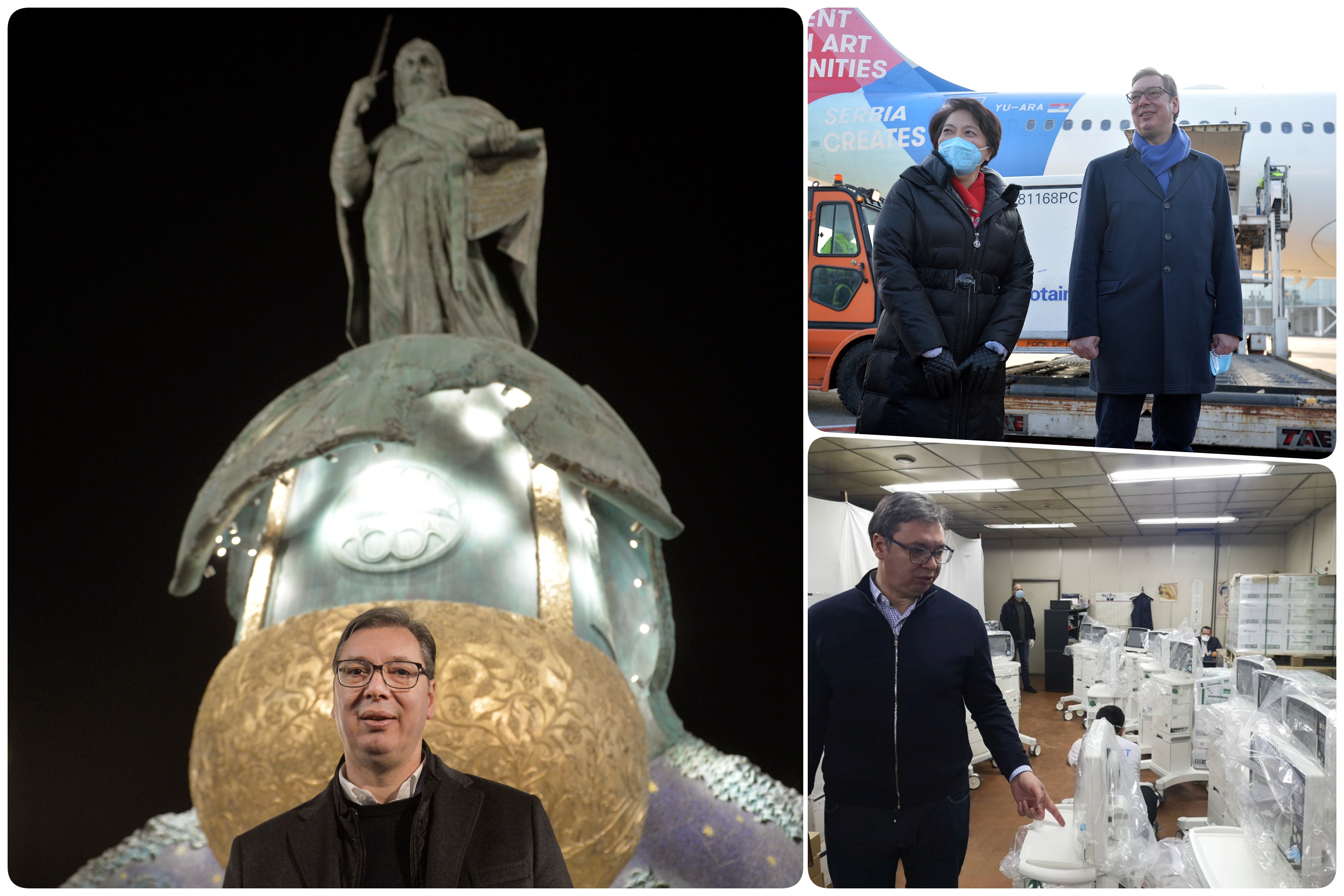 vucic respiratori vakcine i spomenik