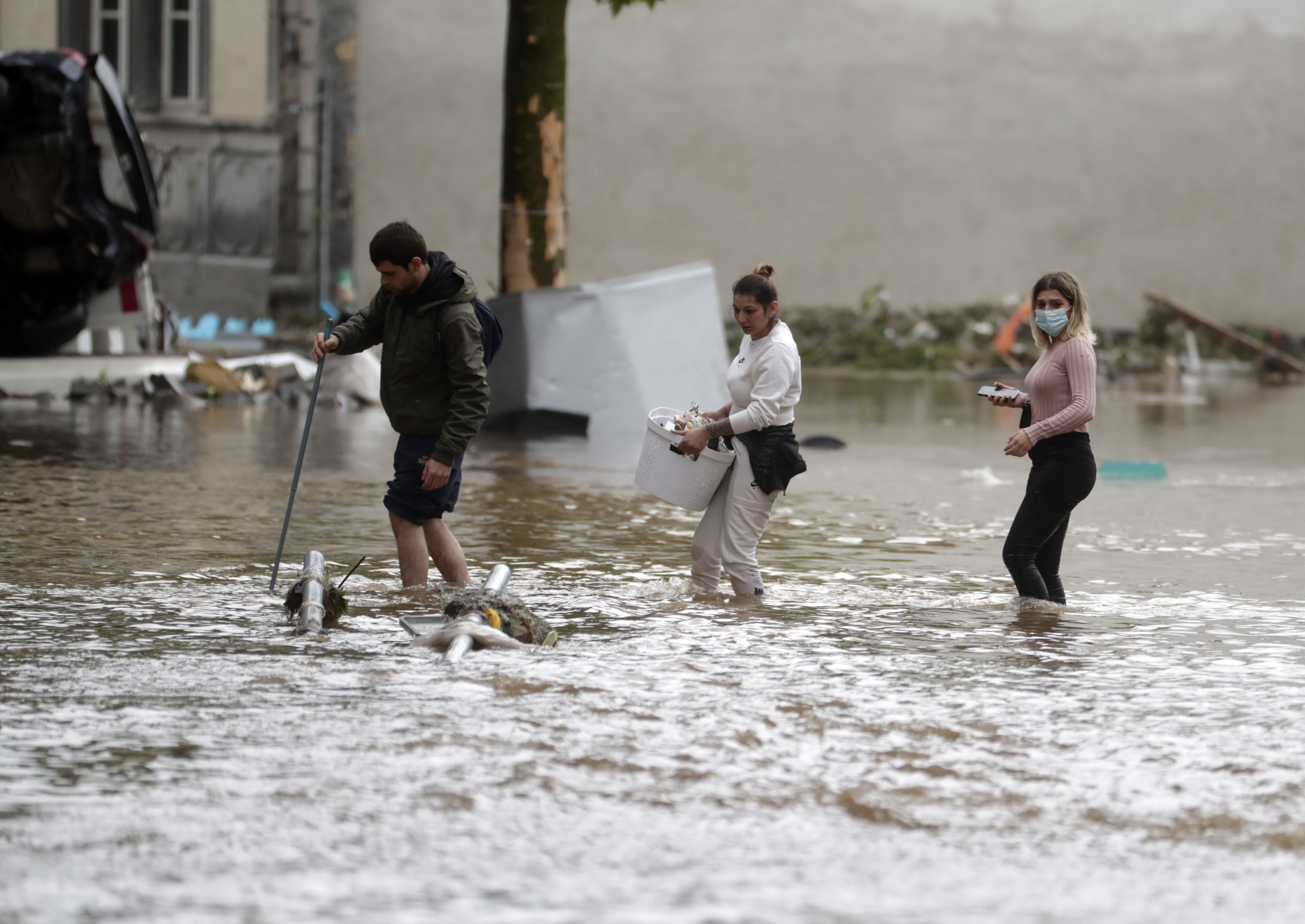 Flooding in Belgium