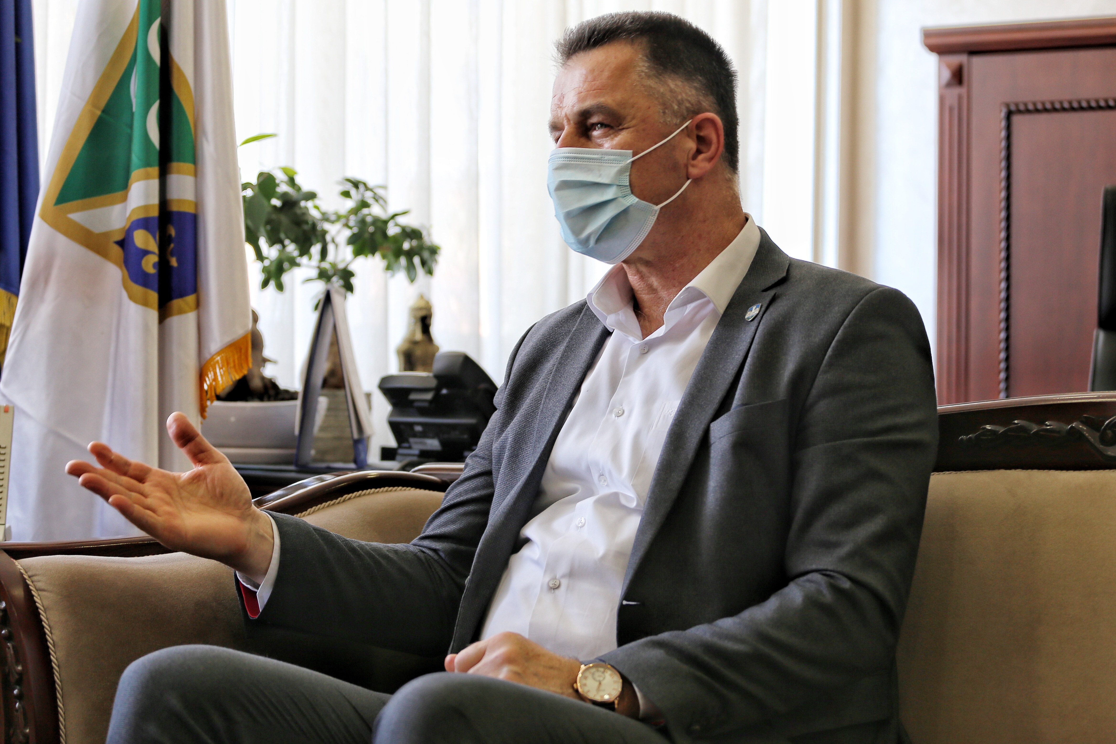 Novi Pazar 31.03.2021. Nihad Biševac, gradonačelnik Novog Pazara Foto: Irfan Ličina/Nova.rs