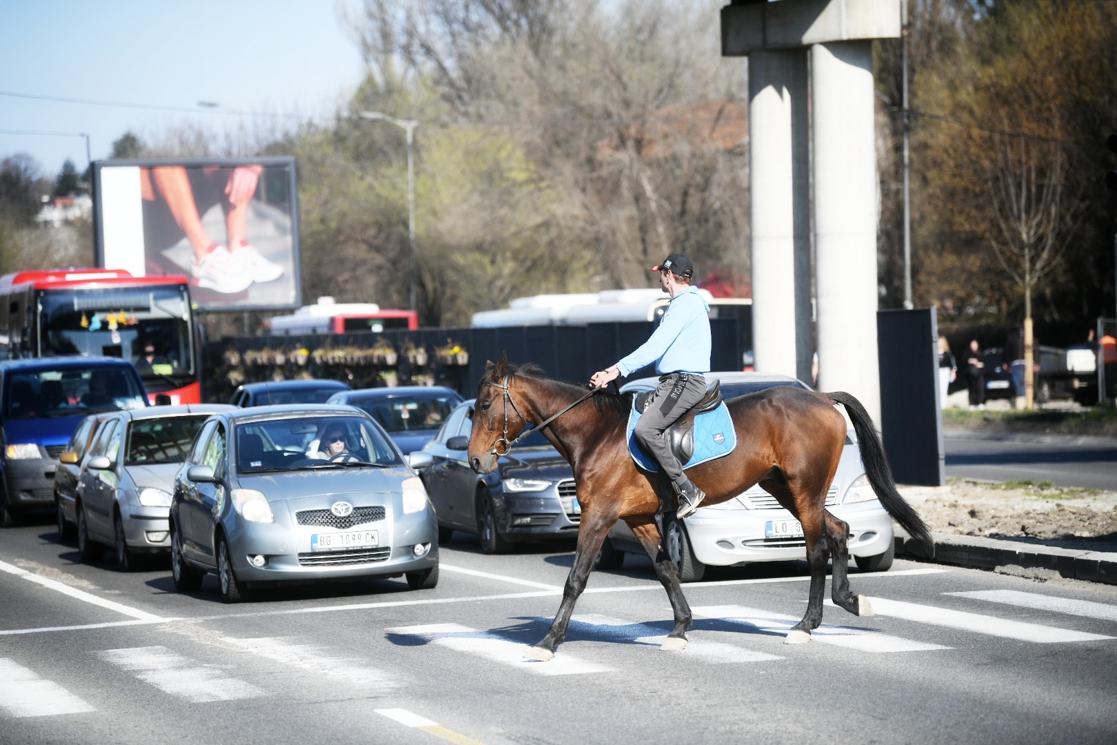 31032021 Beograd 31.03.2021. Pasarela, pešački most, Ada Ciganlija, Ada Mall, Ada Mol Tržni centar Ada Foto: Vesna Lalić/Nova.rs