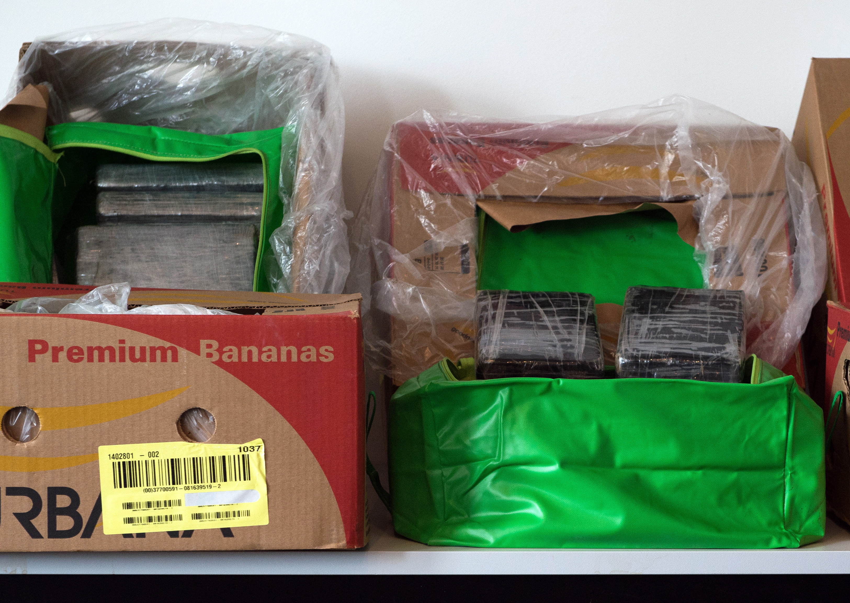 Droga banane kokain, Drugs worth 15 million euros found in Berlin