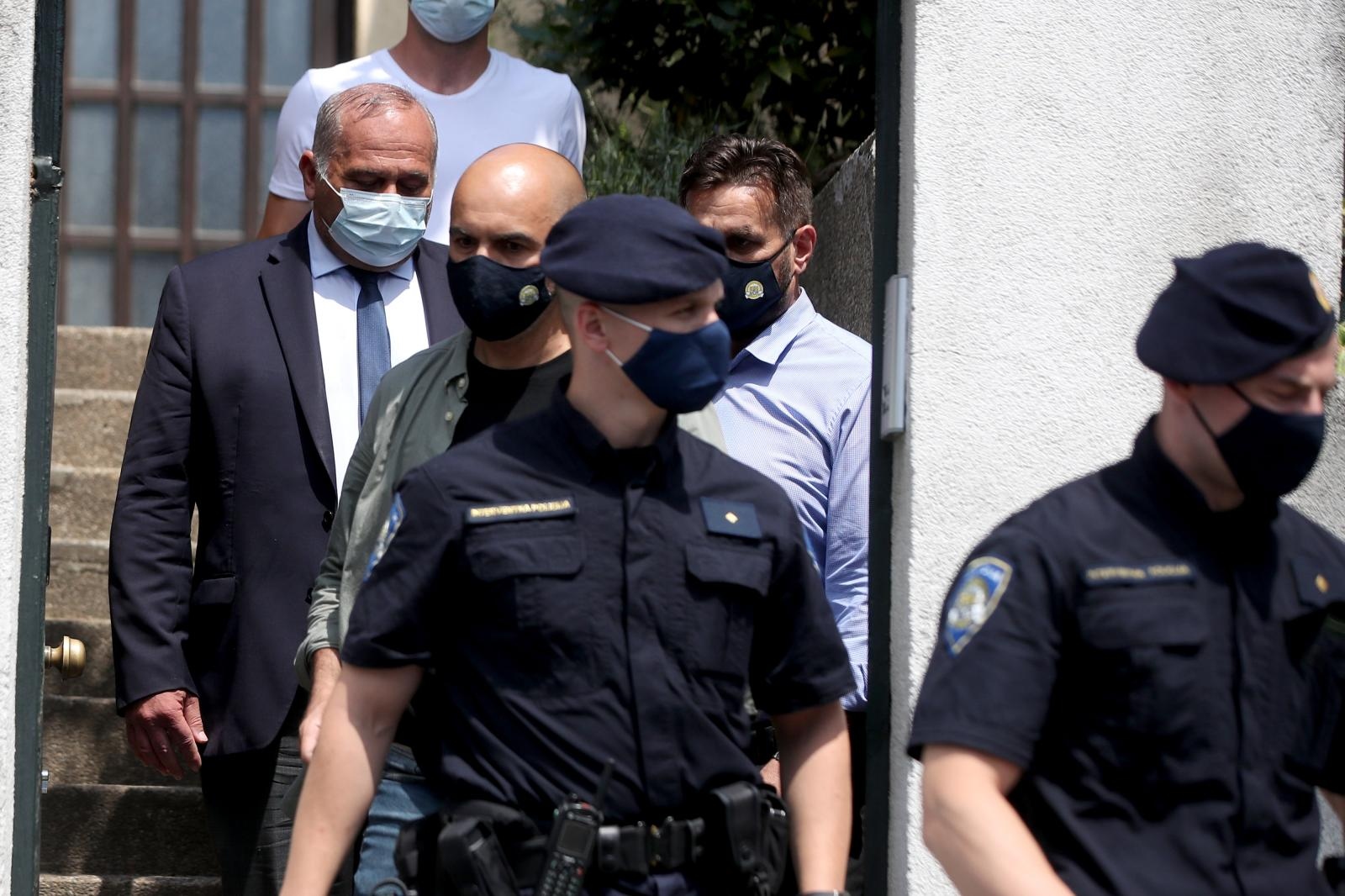 30.06.2021., Zagreb - Vijenac 2. Pretres kuce glavnog ravnatelja HRT-a Kazimira Bacica na Tuskancu zbog sumnje u korupciju. Photo: Igor Kralj/PIXSELL