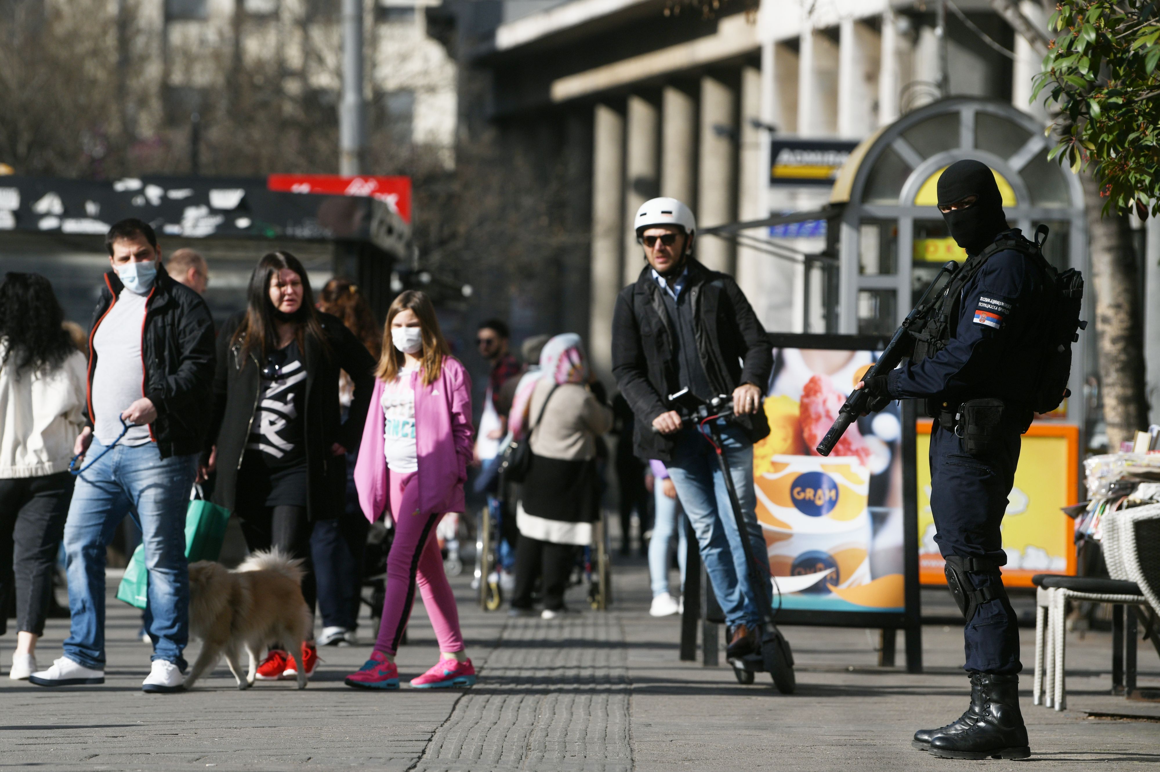 Beograd, 26.02.2021. Terazije, Klub Kasina, Kazina, specijalci, pretres, Aca Bosanac
