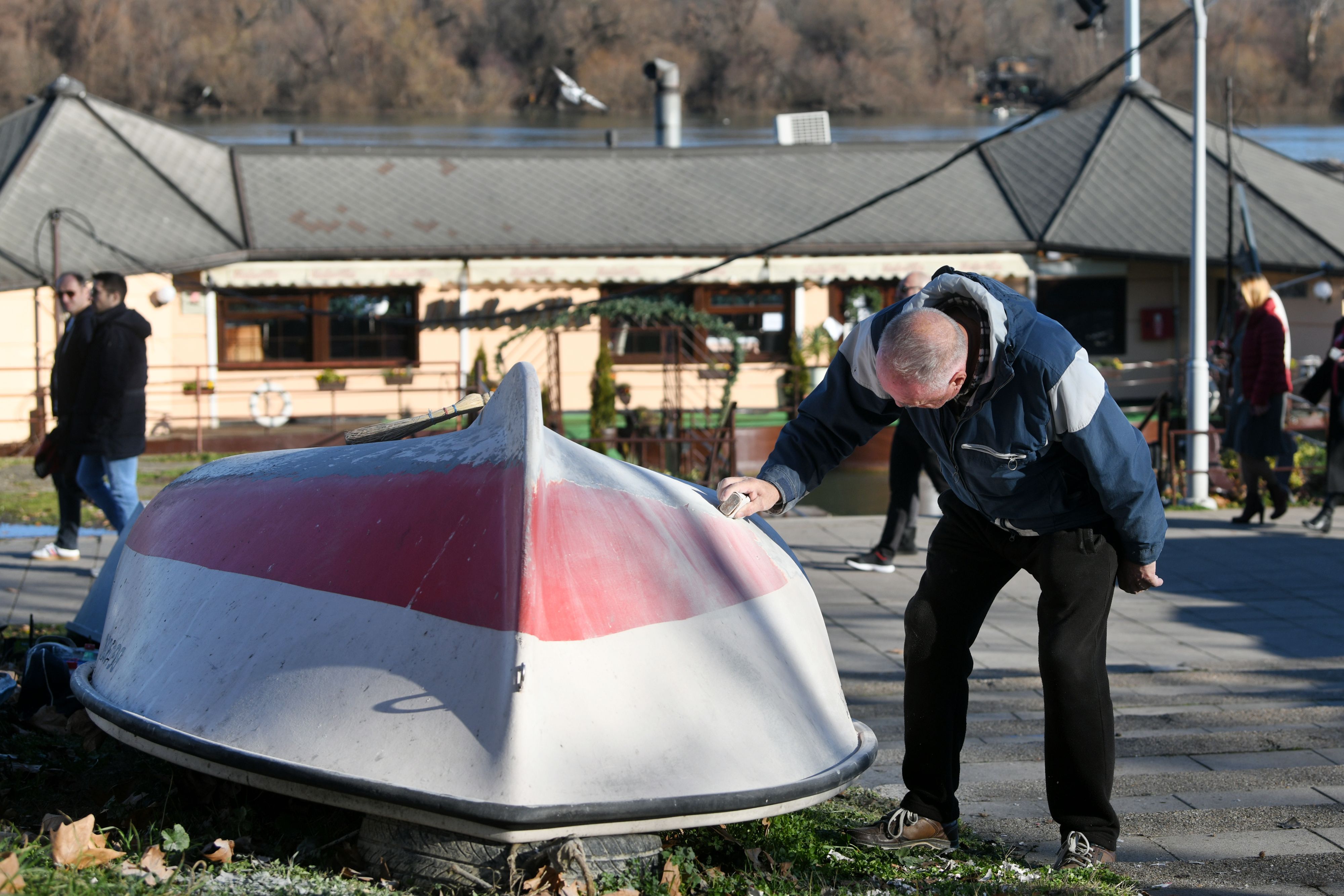 Beograd, 1.01.2021. Zemun, Zemunski kej, Novogodišnja atmosfera, gužva, praznik, koronavirus Foto: Filip Krainčanić/Nova.rs