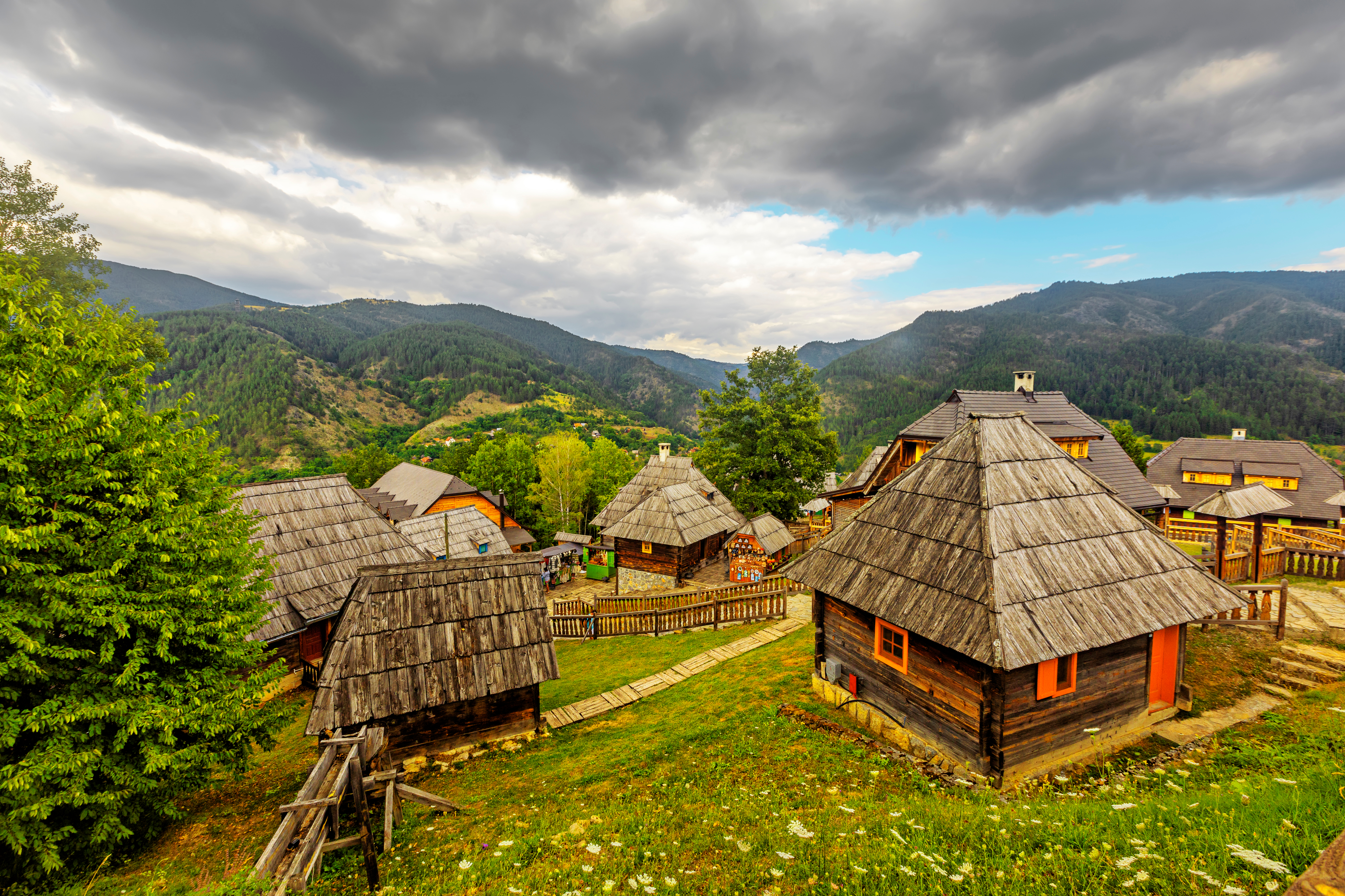 Ethno,Village,Near,Mokra,Gora,In,Zlatibor,Surroundings,,Serbia.