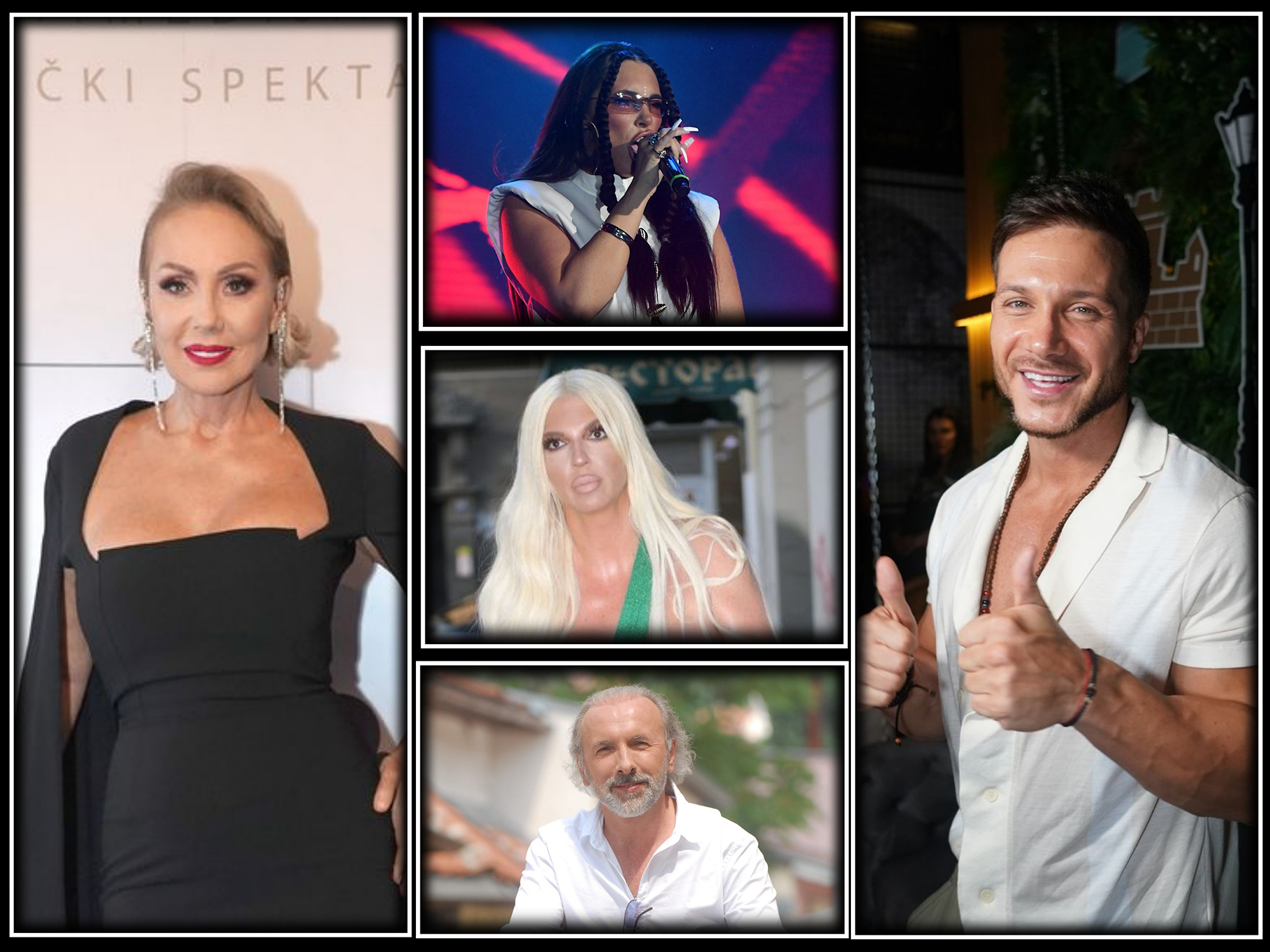 Dino Merlin, Lepa Brena, Saša Kovačević, Senidah, Karleuša