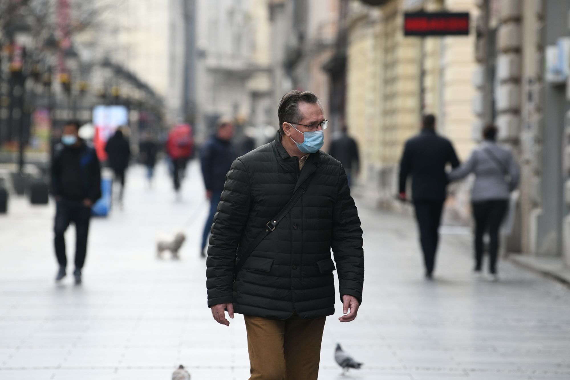 Beograd 16. mart 2021. Beogradske ulice dan pred zatvaranje, nove mere krecu od sutra usled posledica izazvanih koronavirusom Knez Mihailova Foto:Goran Srdanov