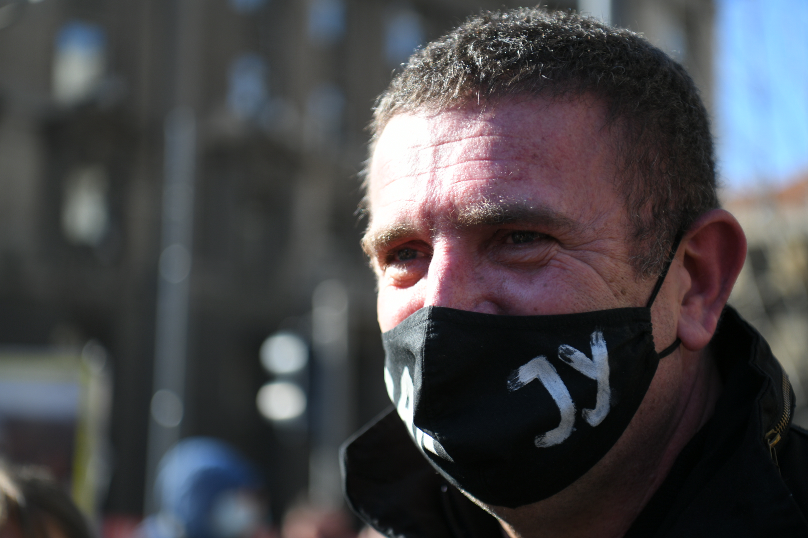 Beograd 15.02.2021. Protest Sindikata lekara i farmaceuta ispre Vlade Srbije. Sindikat lekara i farmaceuta, Vlada Srbije Foto: Nemanja Jovanović/Nova.rs