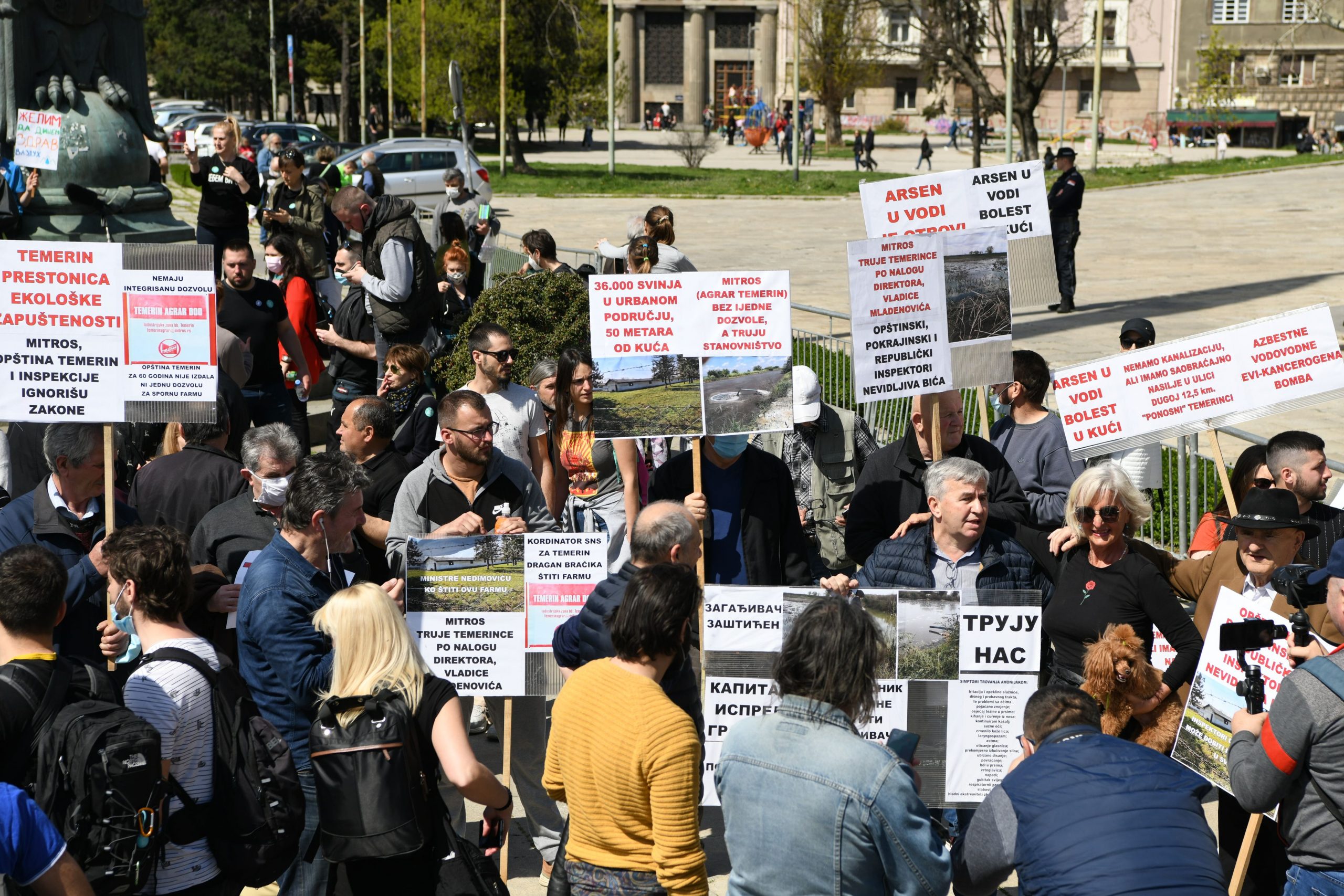 Beograd 10.04.2021. Ekološki ustanak, protest, ekologija Foto: Goran Srdanov/Nova.rs
