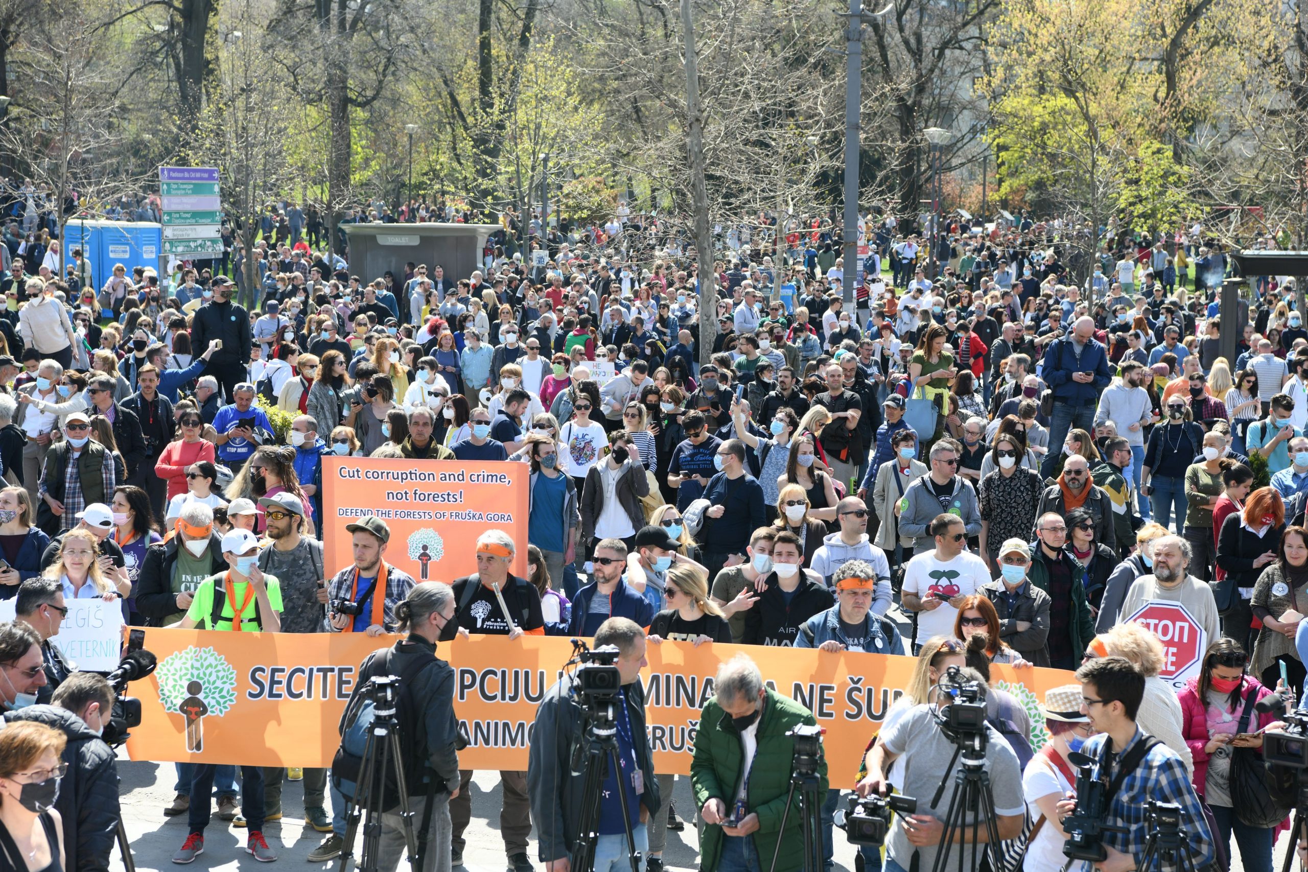 Beograd 10.04.2021. Ekološki ustanak, protest, ekologija Foto: Goran Srdanov/Nova.rs