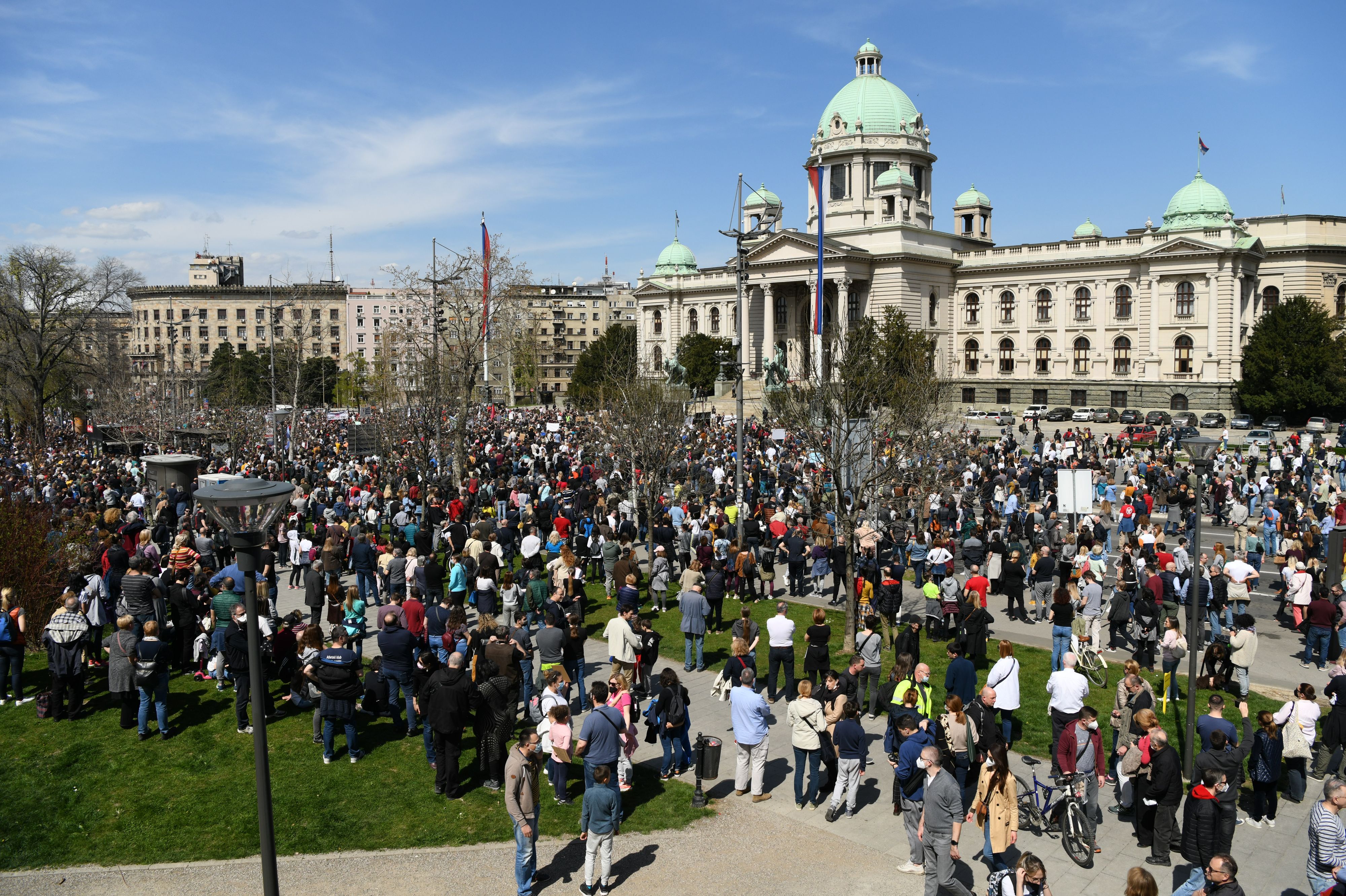 Beograd 10.04.2021. Ekološki ustanak, protest, ekologija Foto: Goran Srdanov/Nova.rs