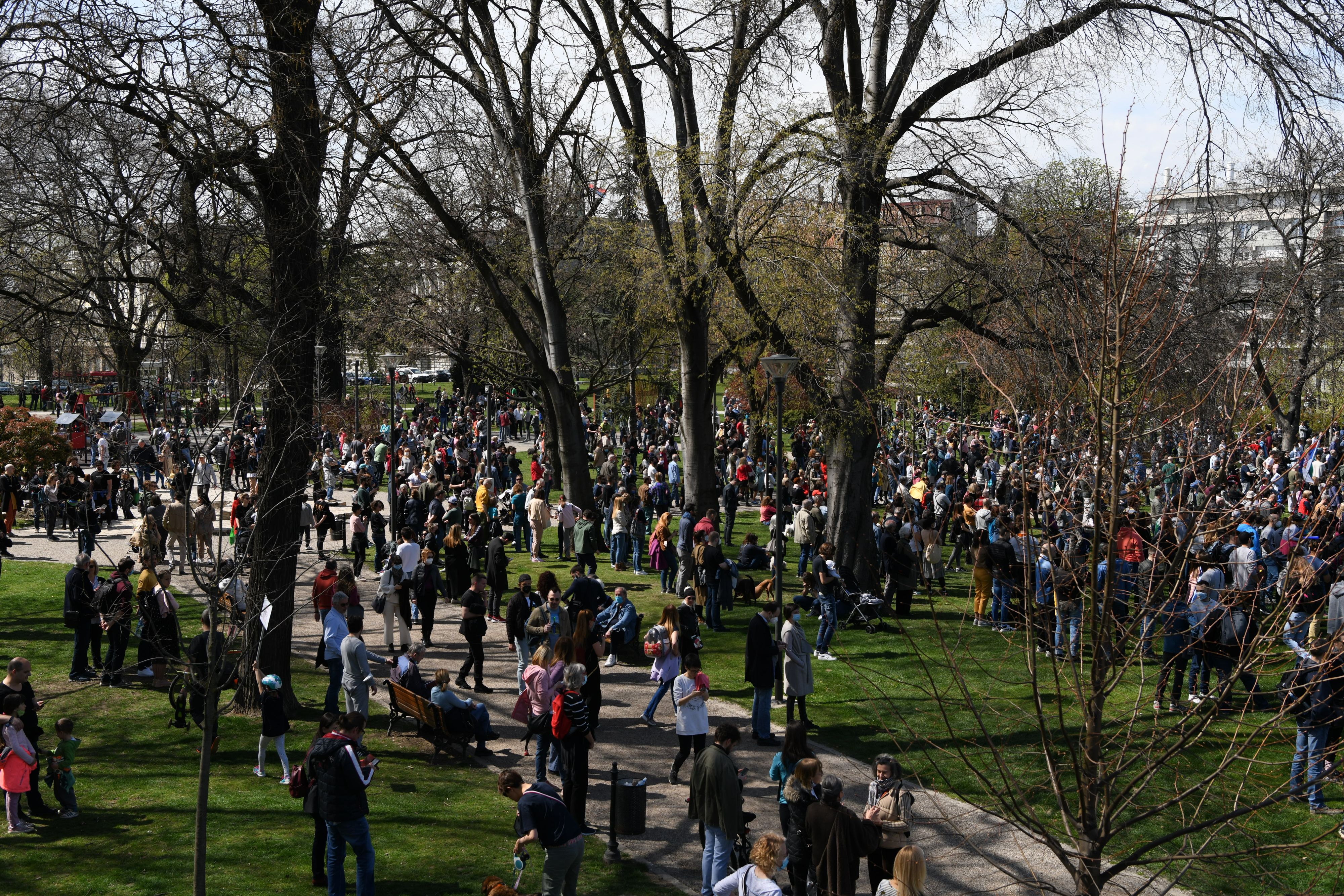 Beograd 10.04.2021. Ekološki ustanak, protest, ekologija Foto: Goran Srdanov/Nova.rs