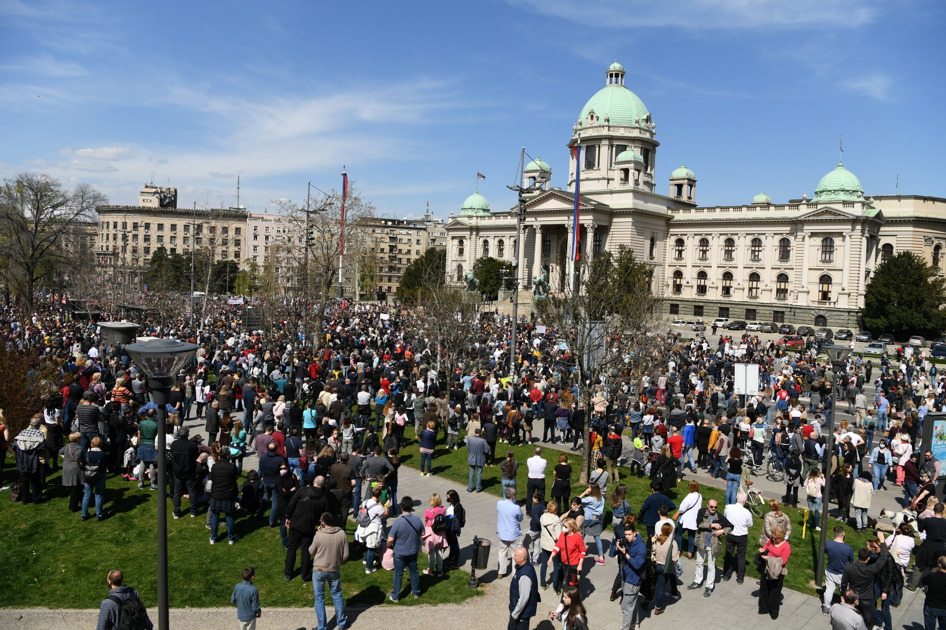 Beograd 10.04.2021. Ekološki ustanak, protest, ekologija Foto: Goran Srdanov/Nova.rs