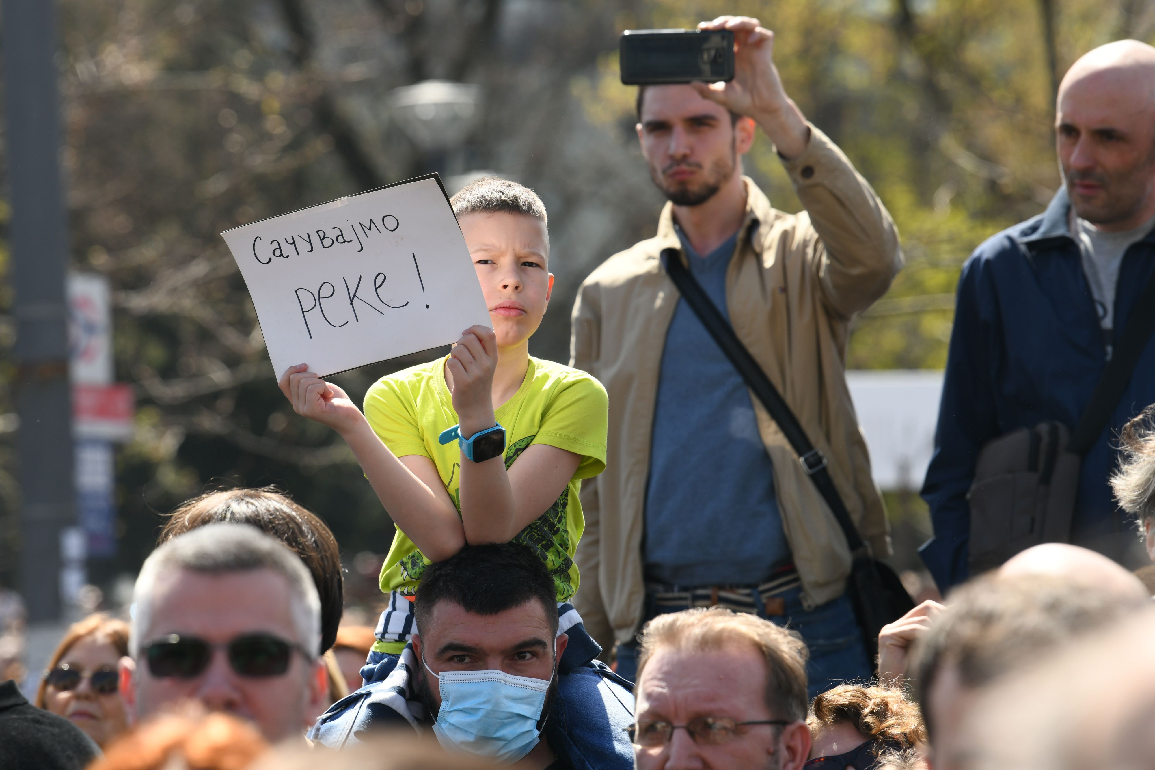 Beograd 10.04.2021. Ekološki ustanak, protest, ekologija Foto: Goran Srdanov/Nova.rs
