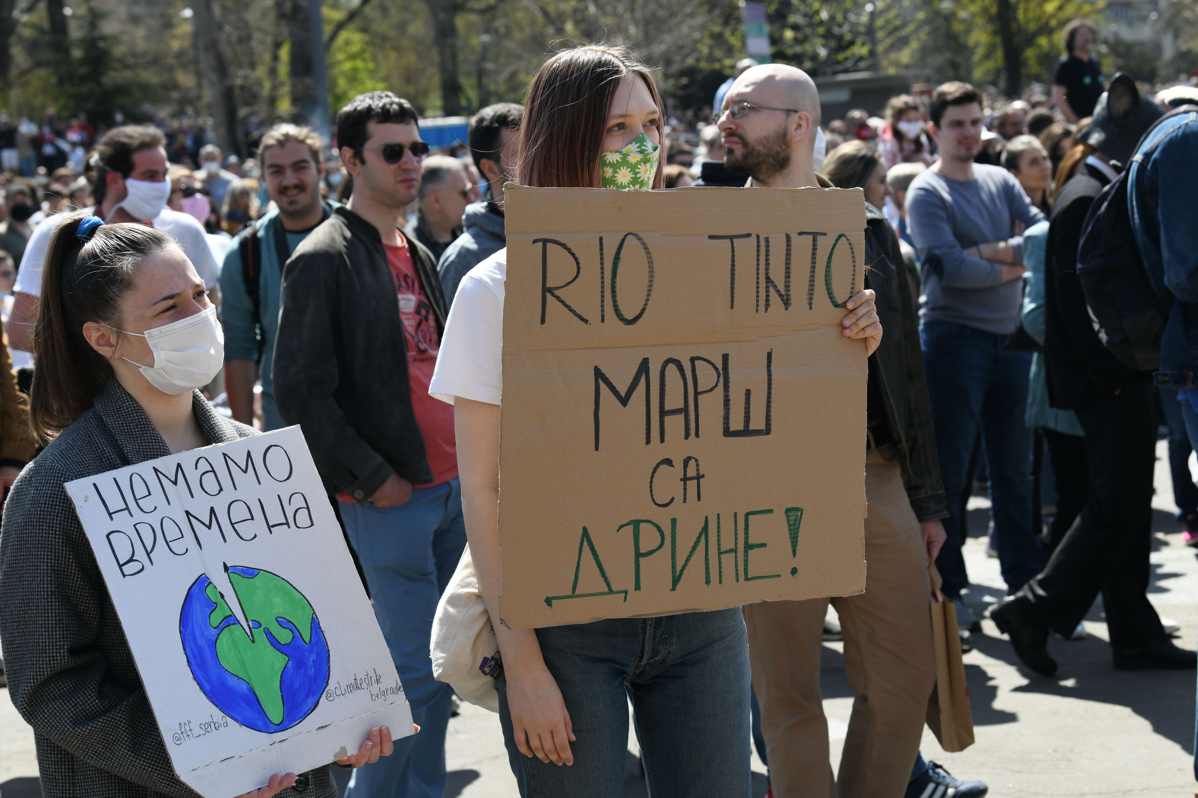 Beograd 10.04.2021. Ekološki ustanak, protest, ekologija Foto: Goran Srdanov/Nova.rs