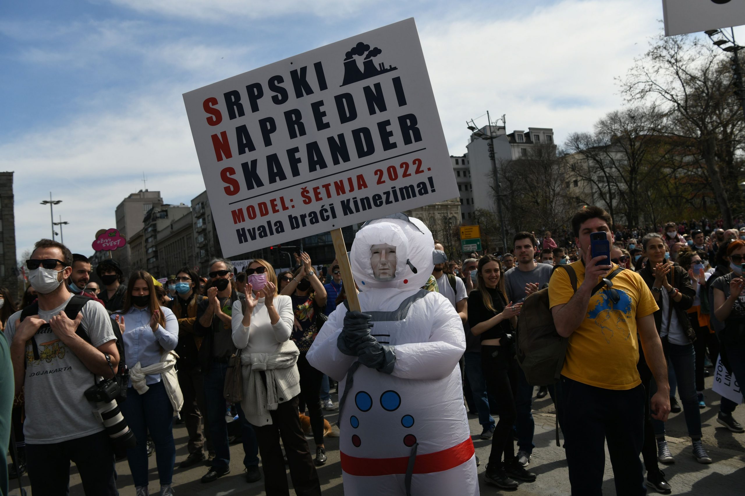 Beograd 10.04.2021. Ekološki ustanak, protest, ekologija Foto: Goran Srdanov/Nova.rs
