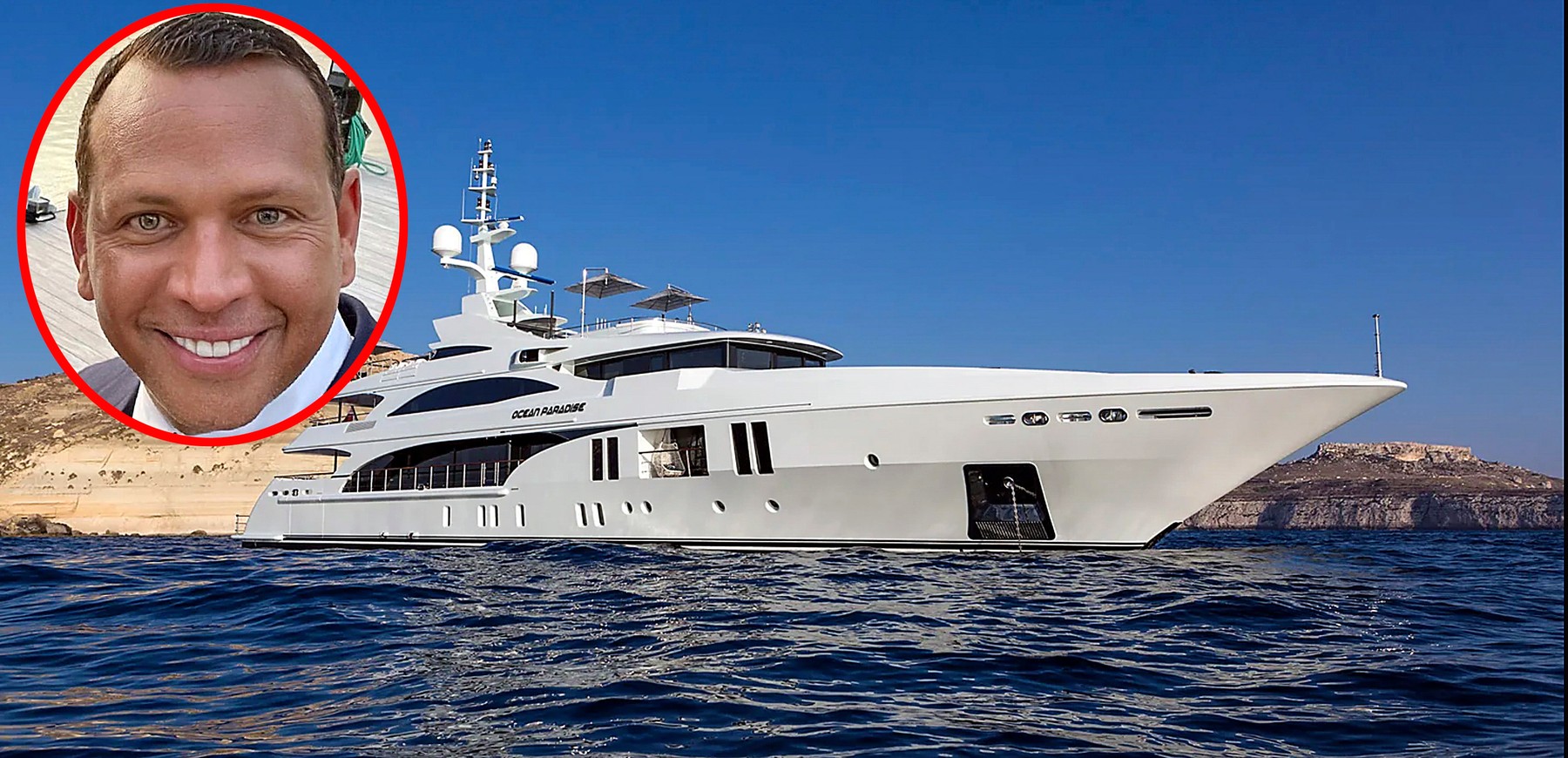 Aleks Rodrigez, Alex Rodriguez rents superyacht Ocean Paraside