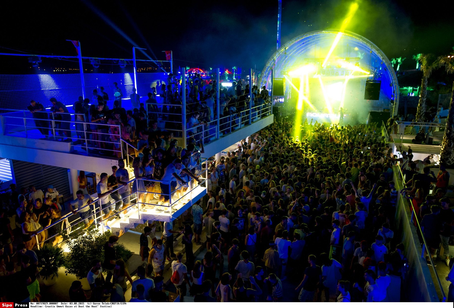 Zrce festival ilustracija Croatia Ummet Ozcan at Beat the Heat' festival zurka parti festival