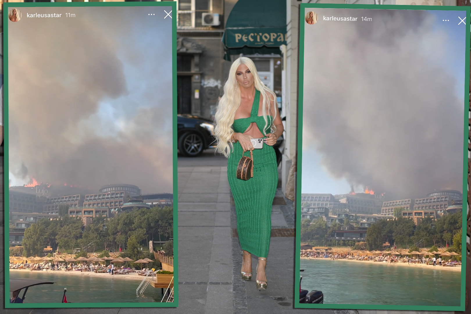 Jelena Karleusa pozar letovanje