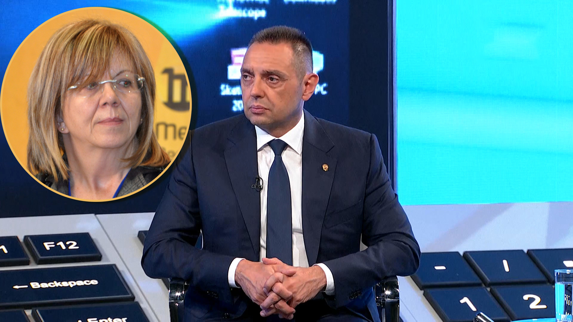 Judita Popovic i Aleksandar Vulin
