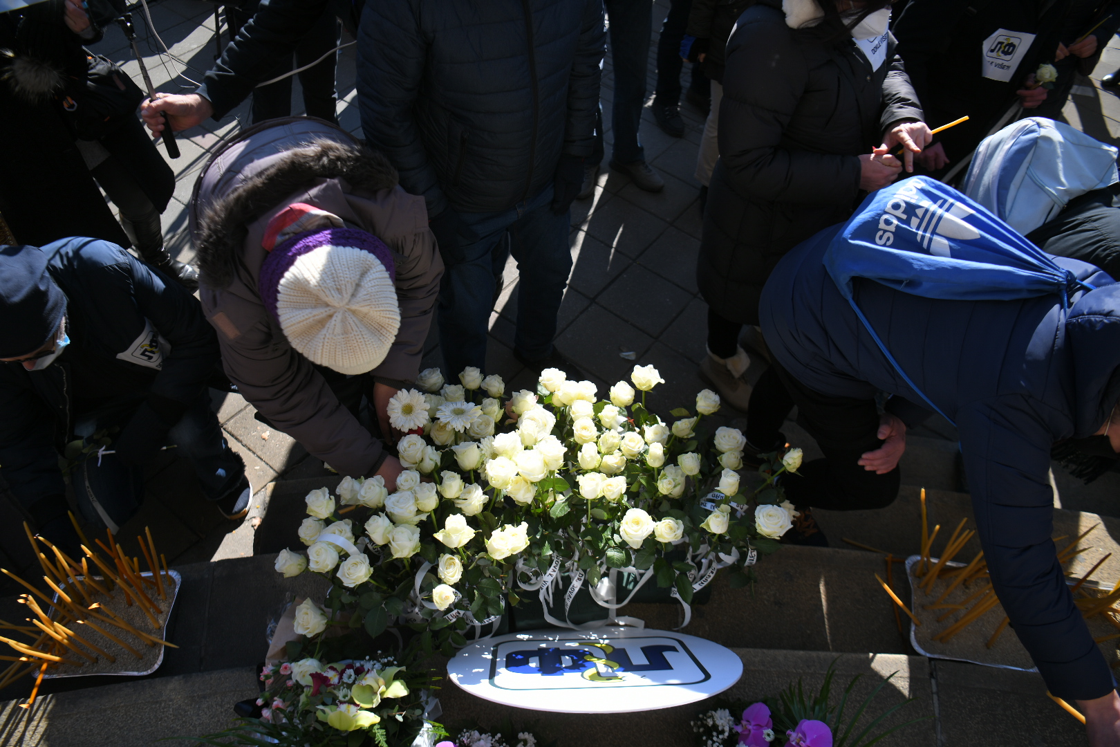 Beograd 15.02.2021. Protest Sindikata lekara i farmaceuta ispre Vlade Srbije. Sindikat lekara i farmaceuta, Vlada Srbije Foto: Nemanja Jovanović/Nova.rs