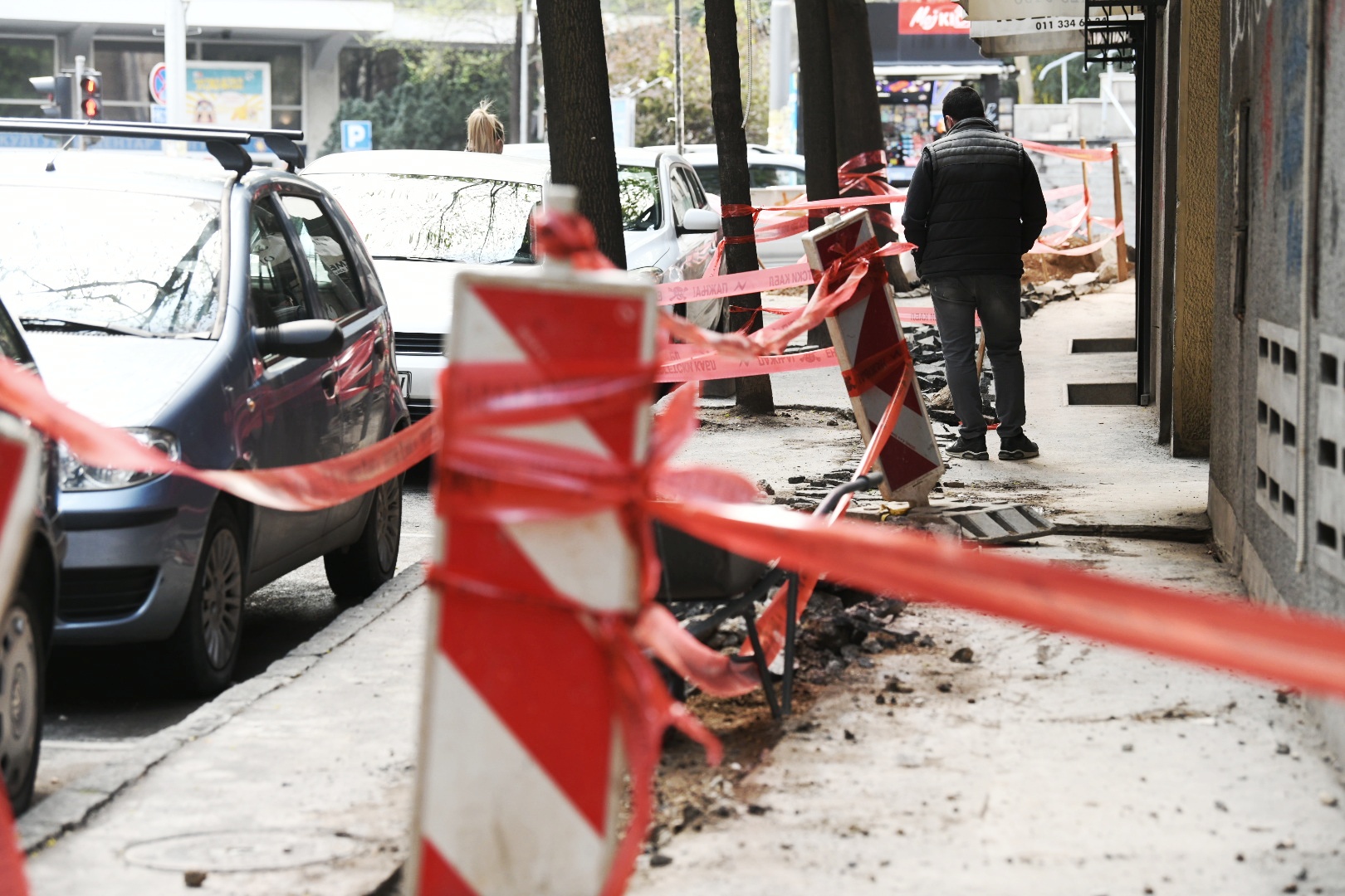 beograd 15.04.2021 Majke Jevrosime ulica radovi majtori popravka rekonstrukcija