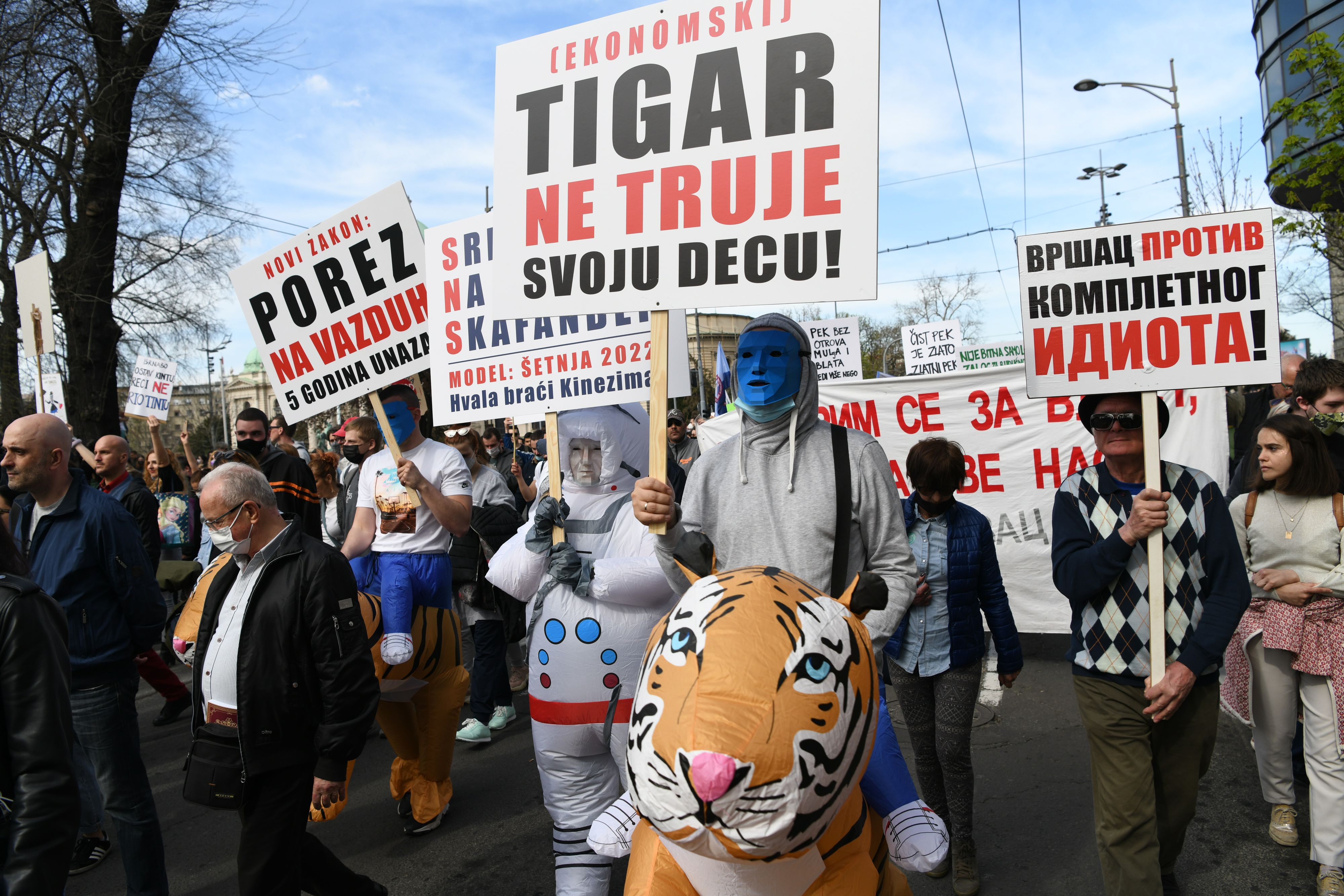 Beograd 10.04.2021. Ekološki ustanak, protest, ekologija, šetnja Foto: Goran Srdanov/Nova.rs
