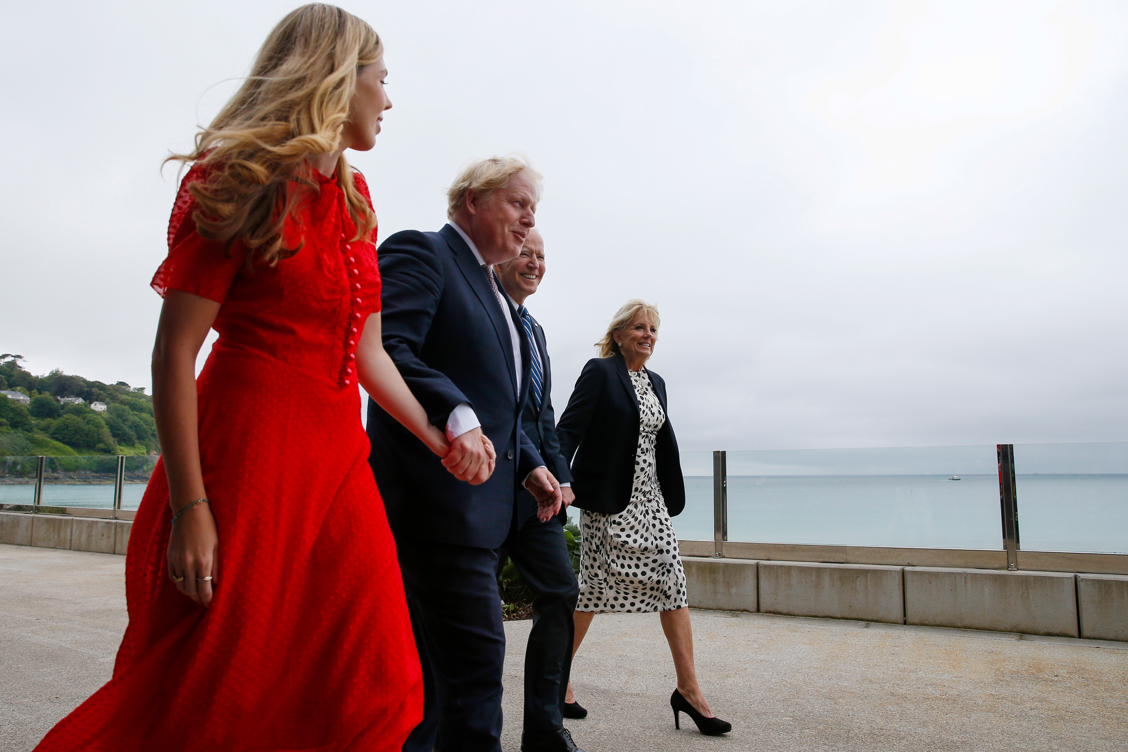 British Prime Minister Johnson hosts US President Biden ahead of G-7 Summit